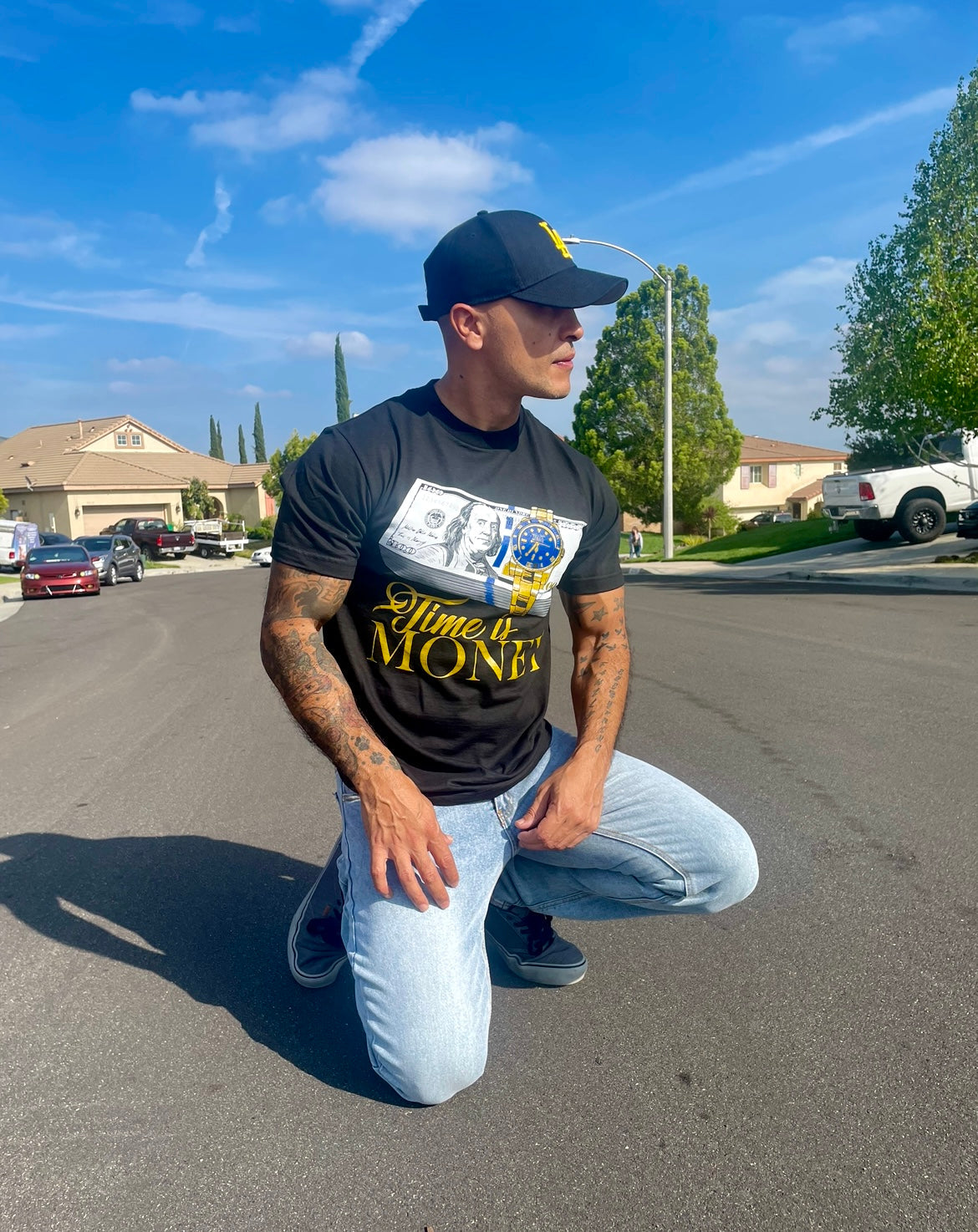 Time Is Money - Black T-Shirt