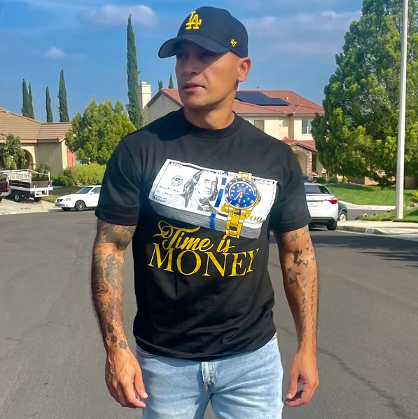 Time Is Money - Black T-Shirt