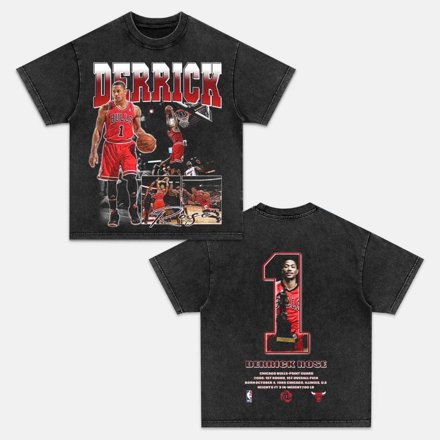 DERRICK ROSE TEE 2.0 Style002