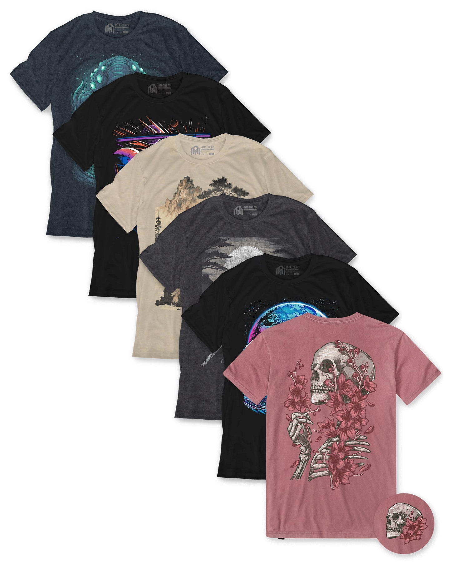 Custom 6 Pack Graphic Tee