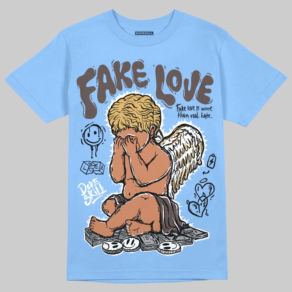 Handball Spezial Light Blue DopeSkill T-Shirt False Love Graphic