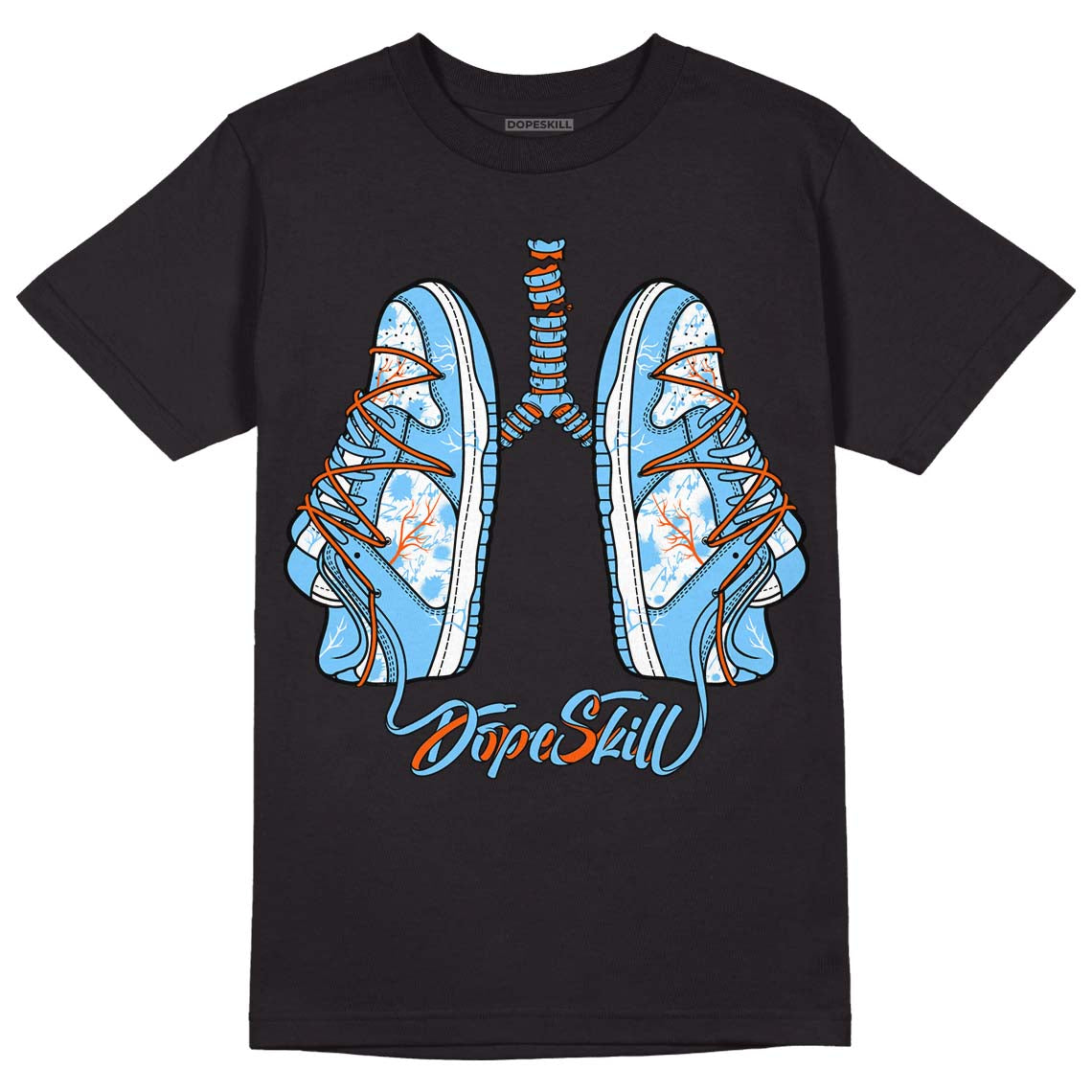 Dunk Low Futura University Blue DopeSkill T-Shirt Breathe Graphic