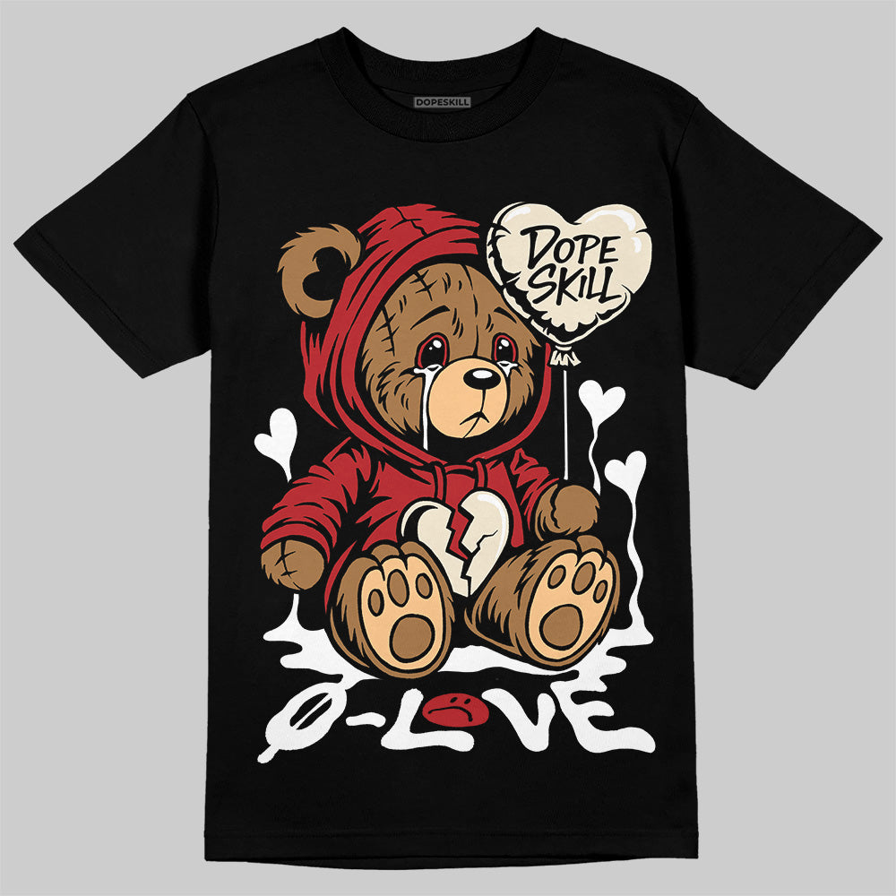 Black Toe Reimagined 1s DopeSkill T-Shirt Broken Bear Graphic