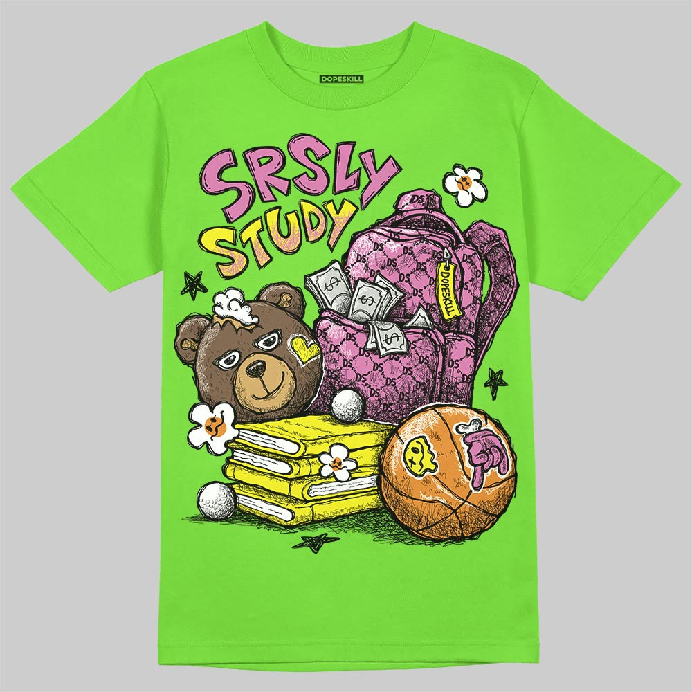 Neon Green Collection DopeSkill T-Shirt SRSLY Study Graphic