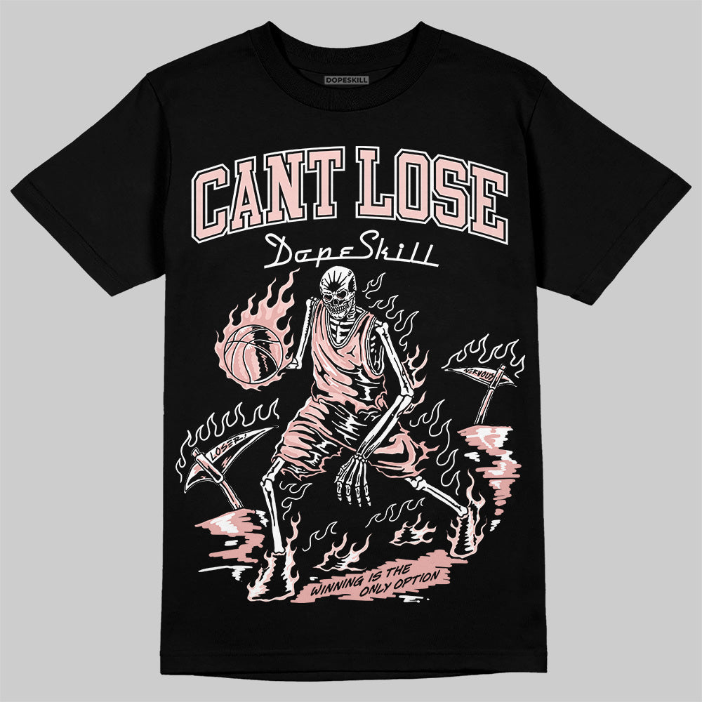 Leather Curb Glitter Pale Pink DopeSkill T-Shirt Cant Lose Graphic