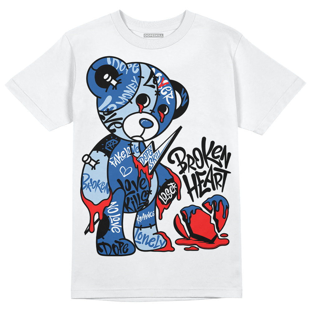 Space Jam 11s DopeSkill T-Shirt Broken Heart Graphic