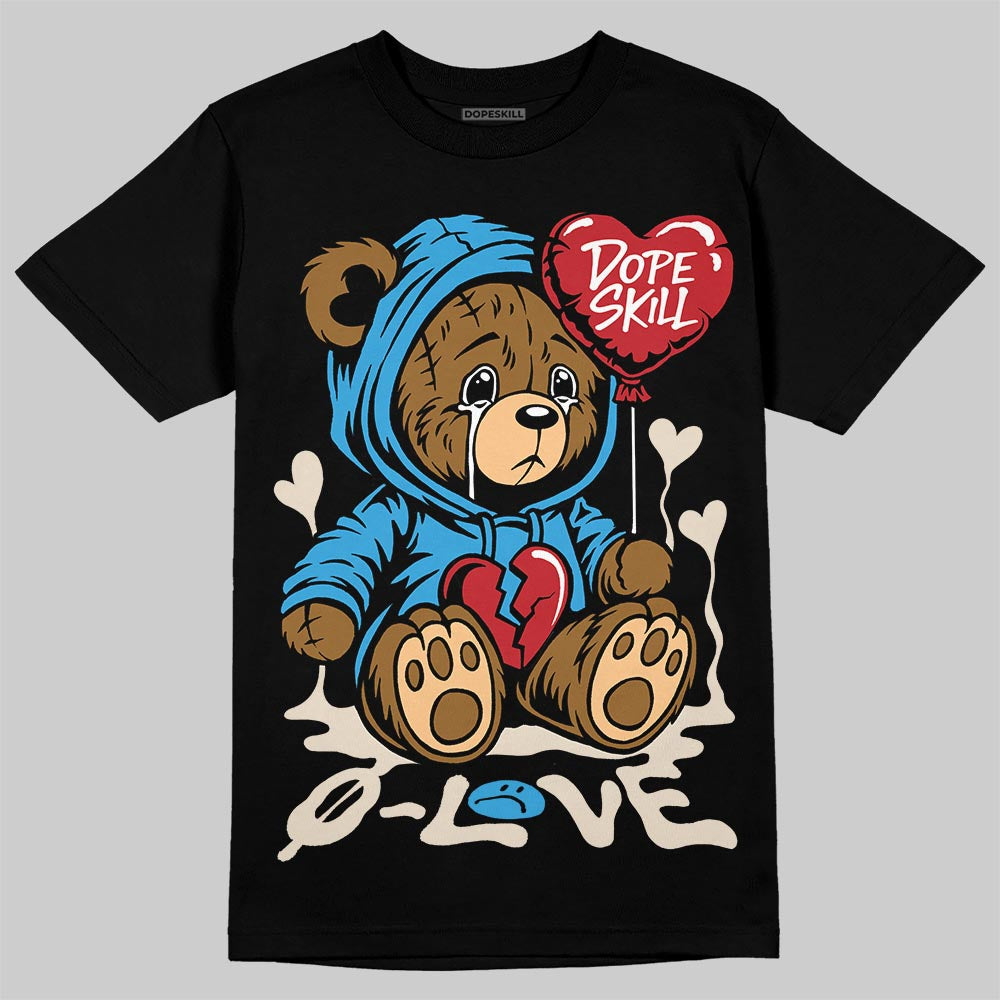 UNC Reimagined 1s DopeSkill T-Shirt Broken Bear Graphic