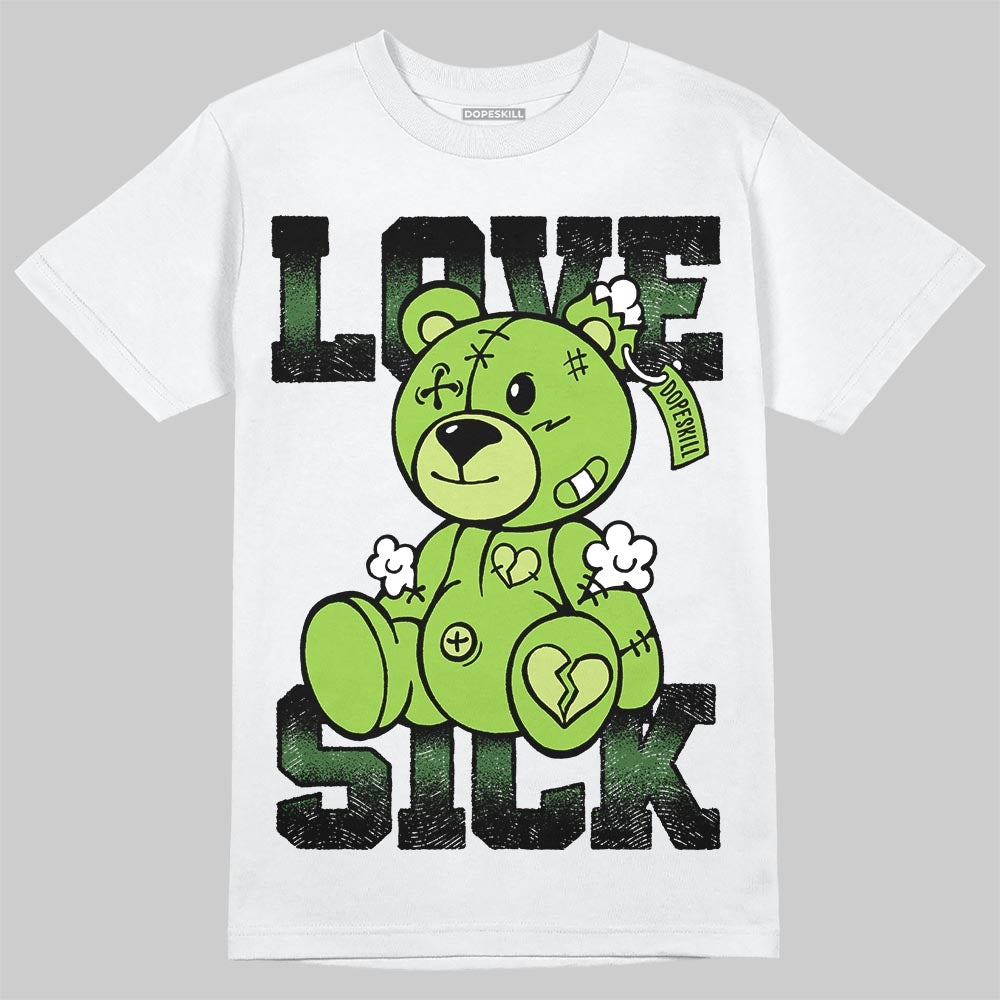 Neon Green Collection DopeSkill T-Shirt Love Sick Graphic