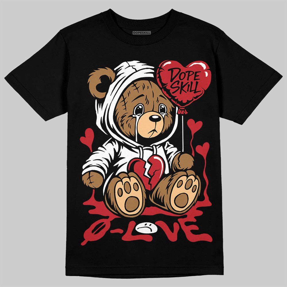 Bred 11s DopeSkill T-Shirt Broken Bear Graphic