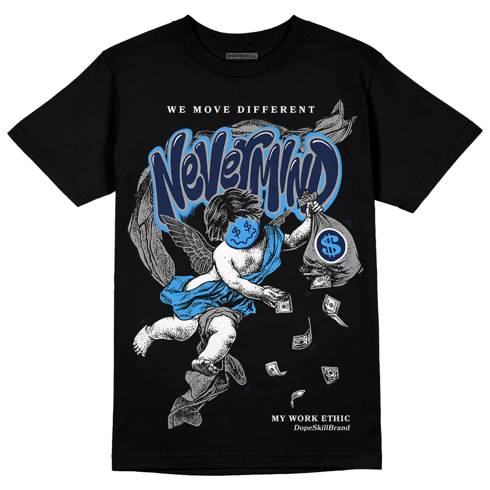 AJ Spizike White Obsidian DopeSkill T-Shirt Nevermind Graphic