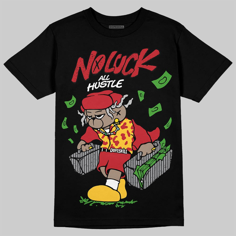 Ferrari 14s DopeSkill T-Shirt No Luck, All Hustle Graphic