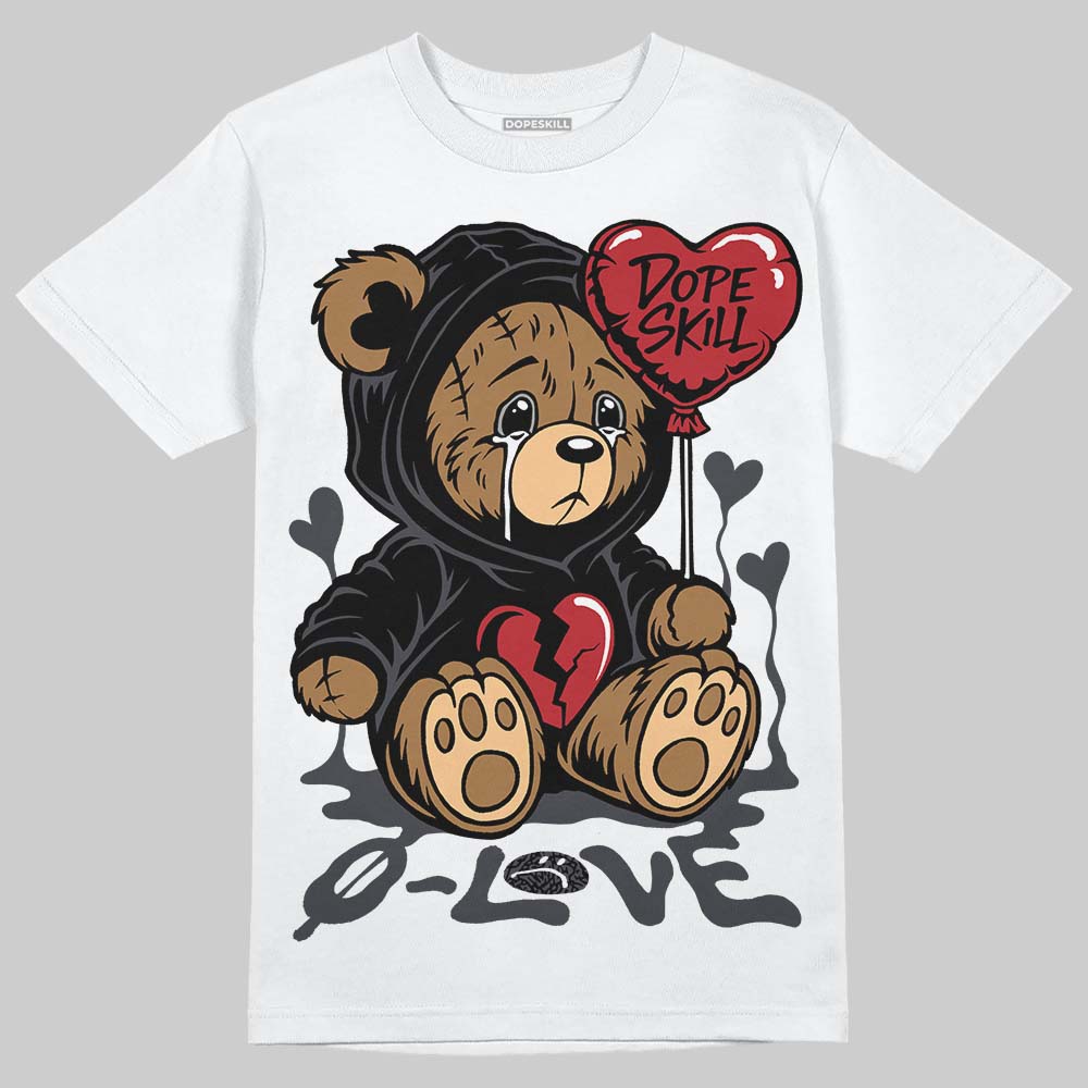 Black Cat 3s DopeSkill T-Shirt Broken Bear Graphic