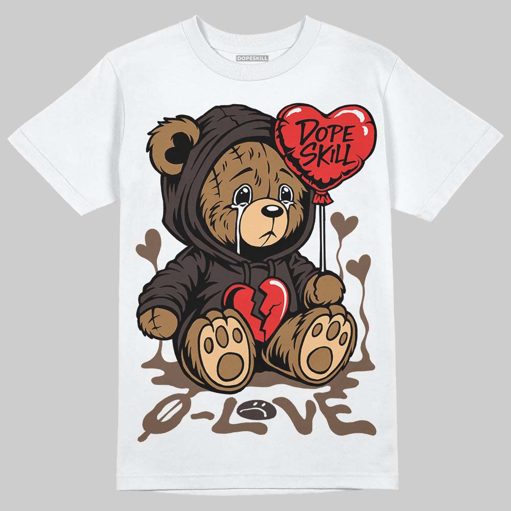 Baroque Brown 12s DopeSkill T-Shirt Broken Bear Graphic