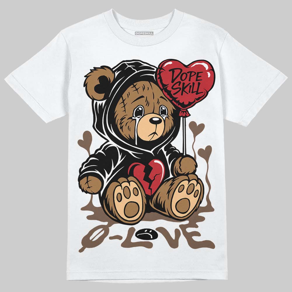 Olive 9s DopeSkill T-Shirt Broken Bear Graphic
