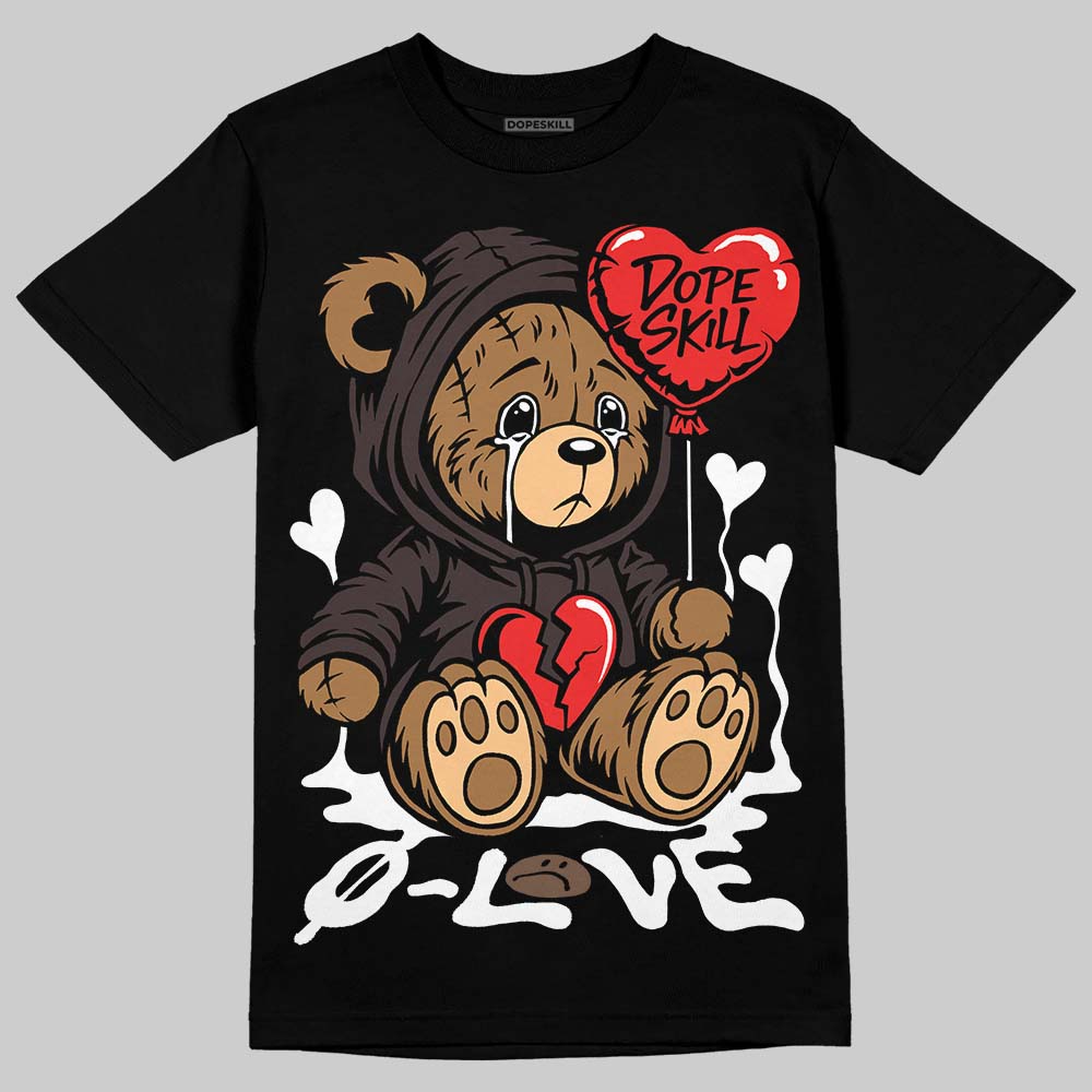 Baroque Brown 12s DopeSkill T-Shirt Broken Bear Graphic