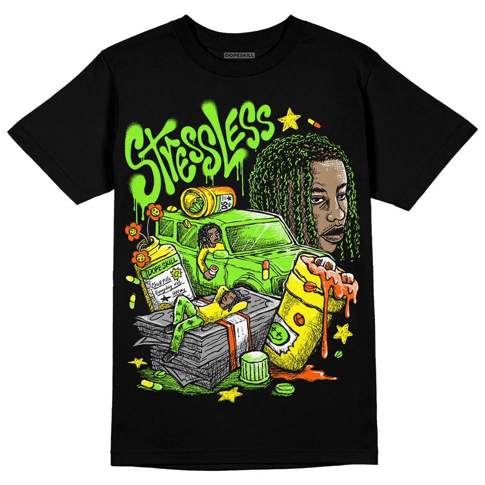 Neon Green Collection DopeSkill T-Shirt Stressless Graphic