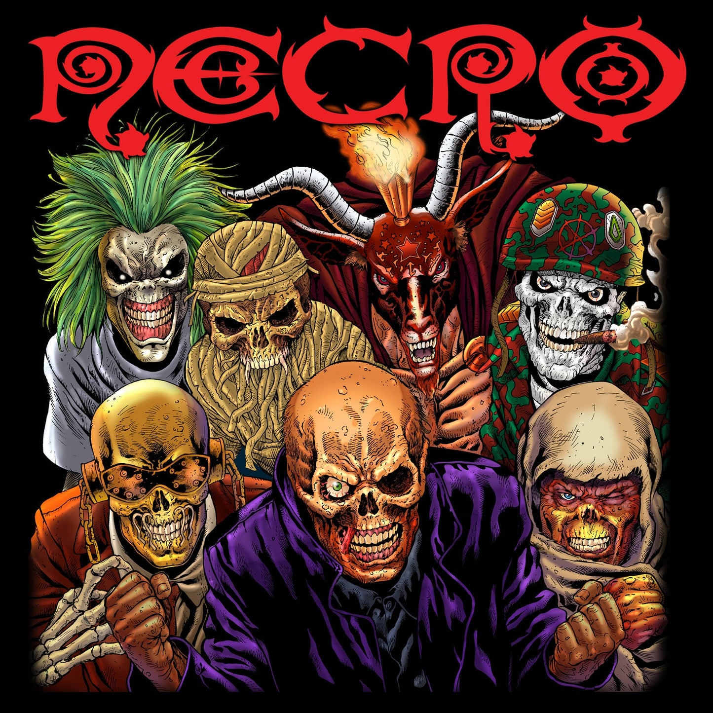 Necro "Metal Hiphop" Crewneck Sweatshirt