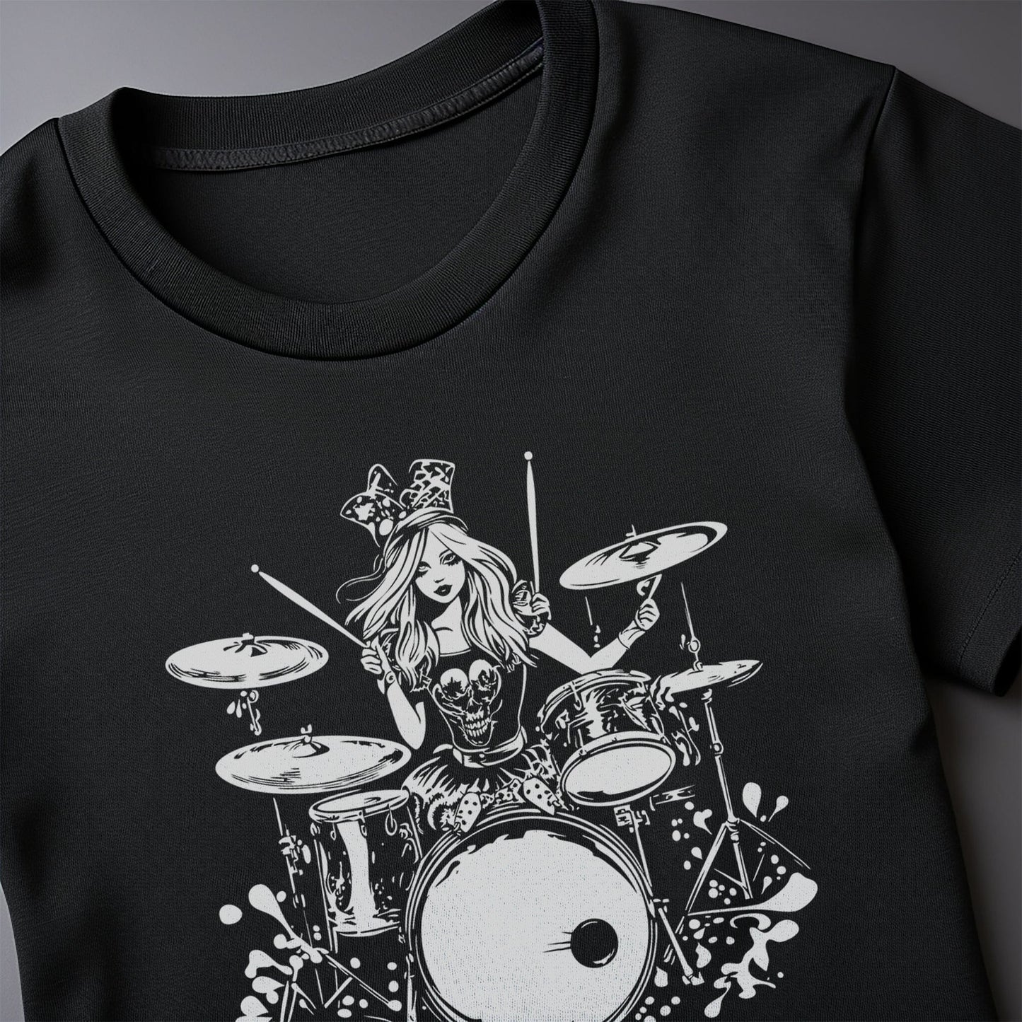 Alice in Wonder Drummer T-shirt