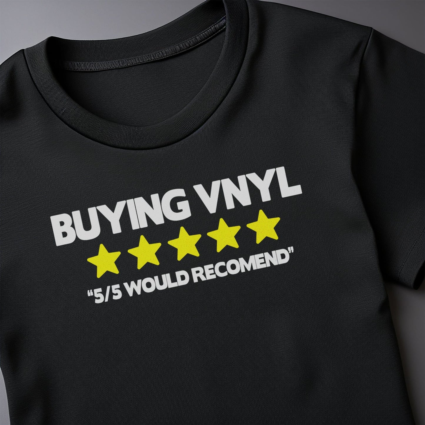 Buying Vinyl T-shirt