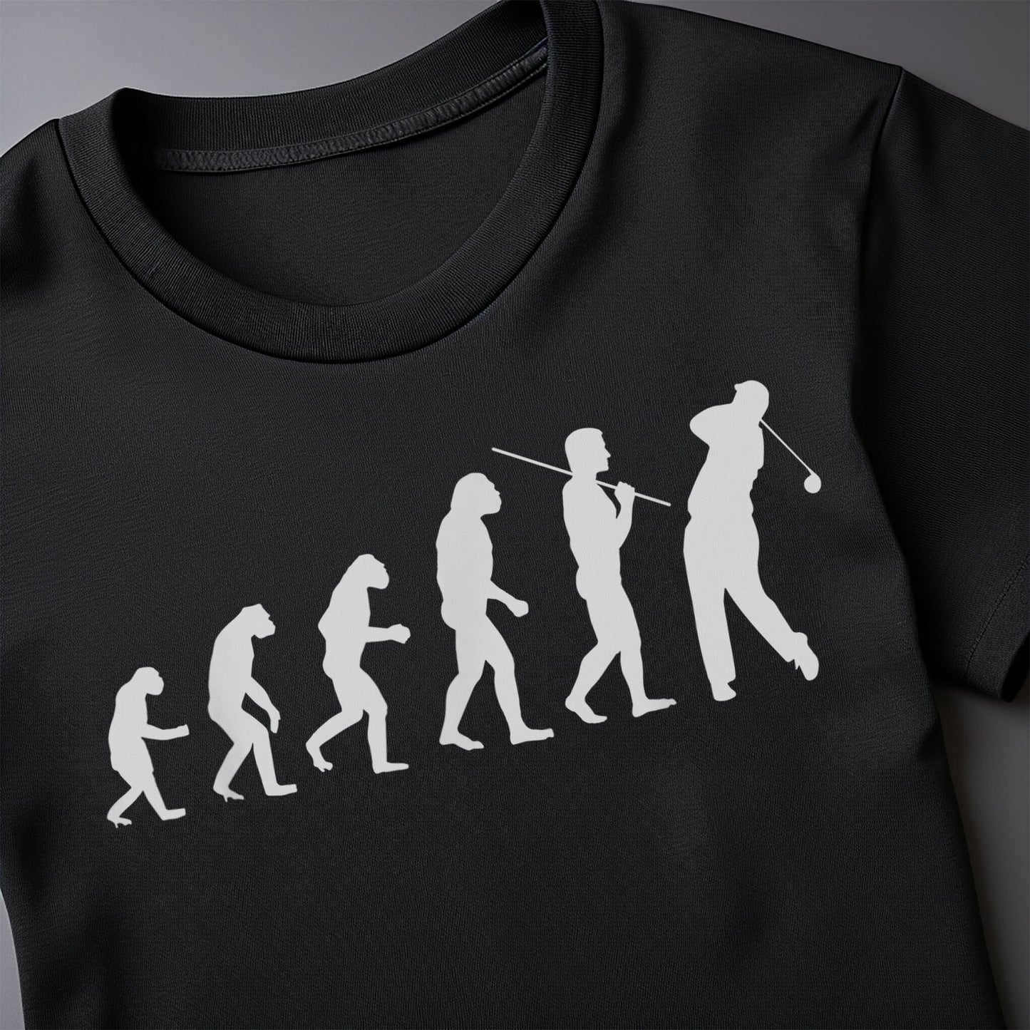 Golf Evolution T-Shirt From Caveman