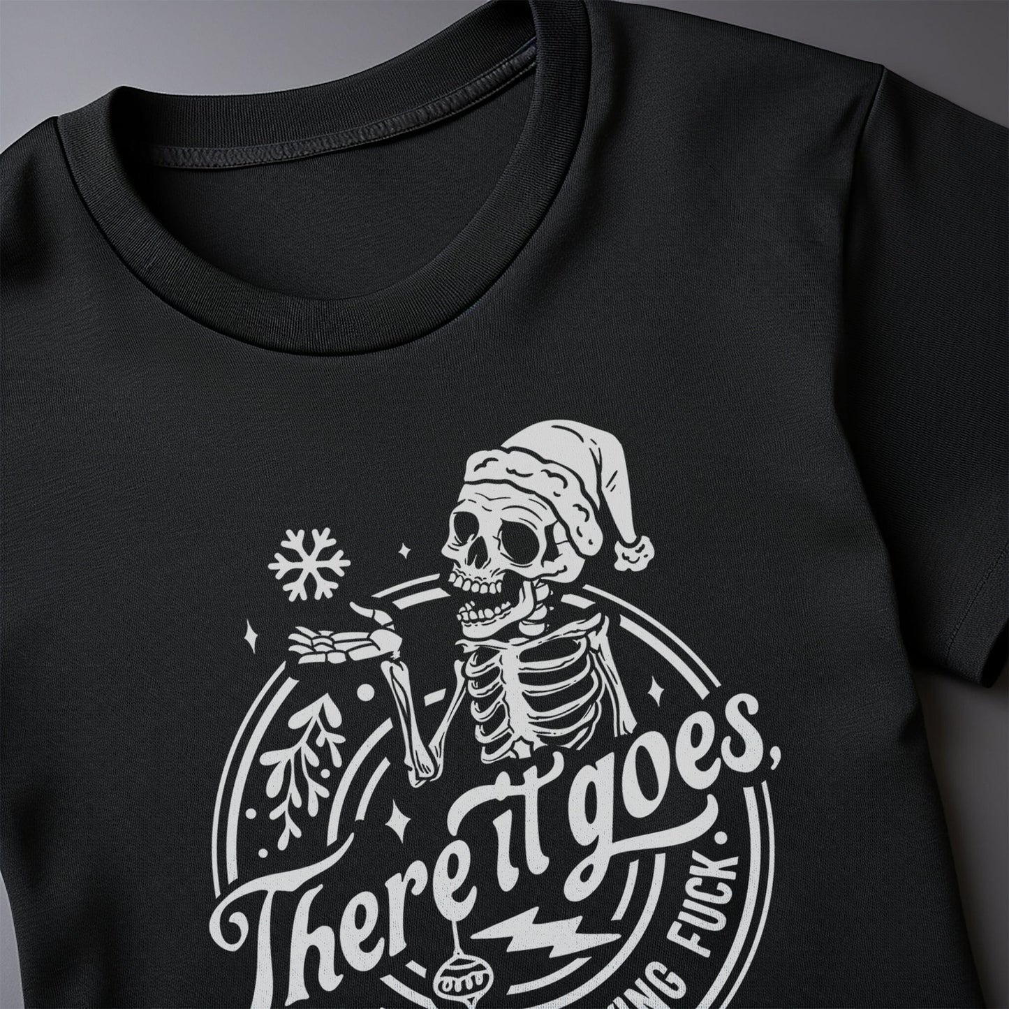 There It Goes Skeleton T-Shirt Style001