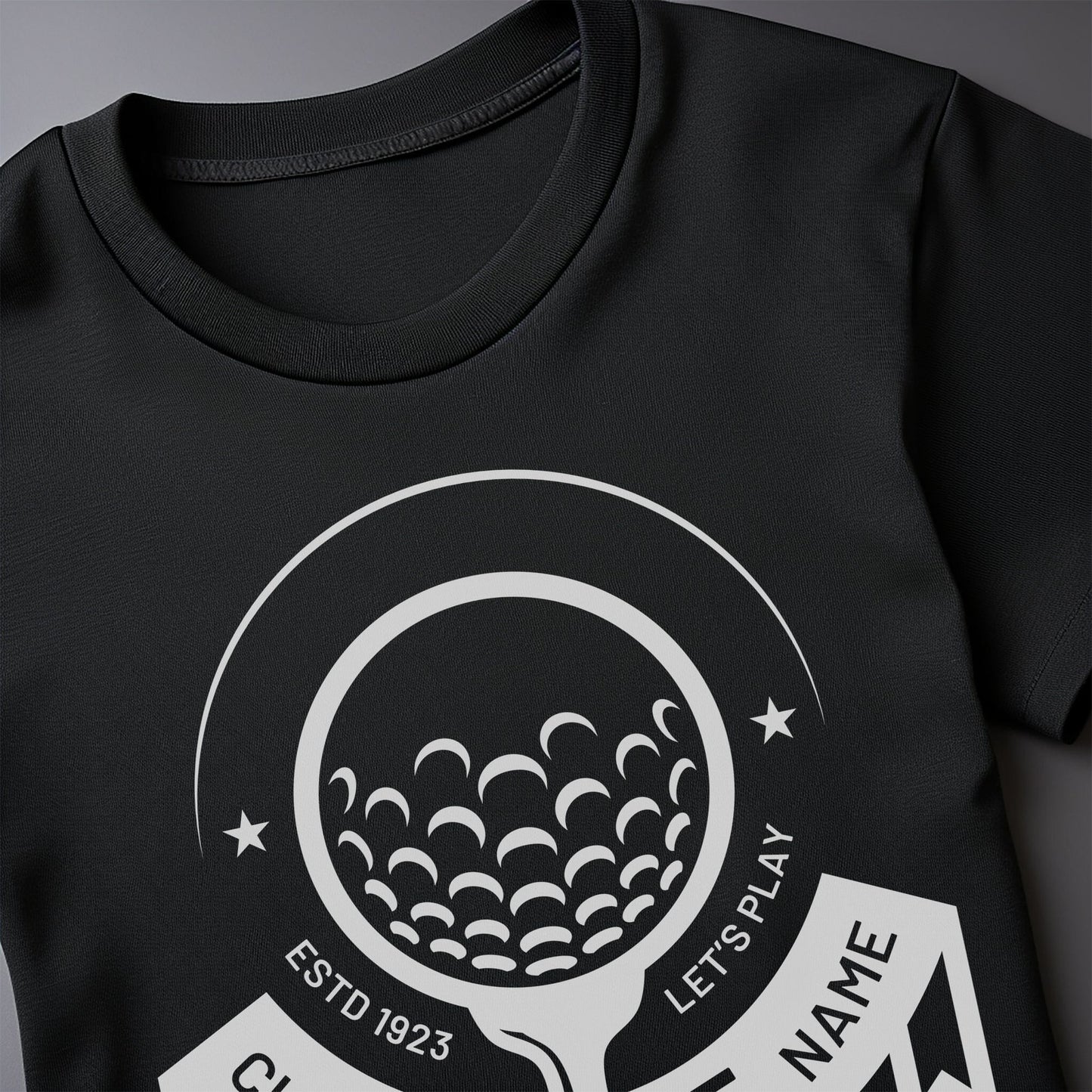 Golf-34 Swing into t-shirt