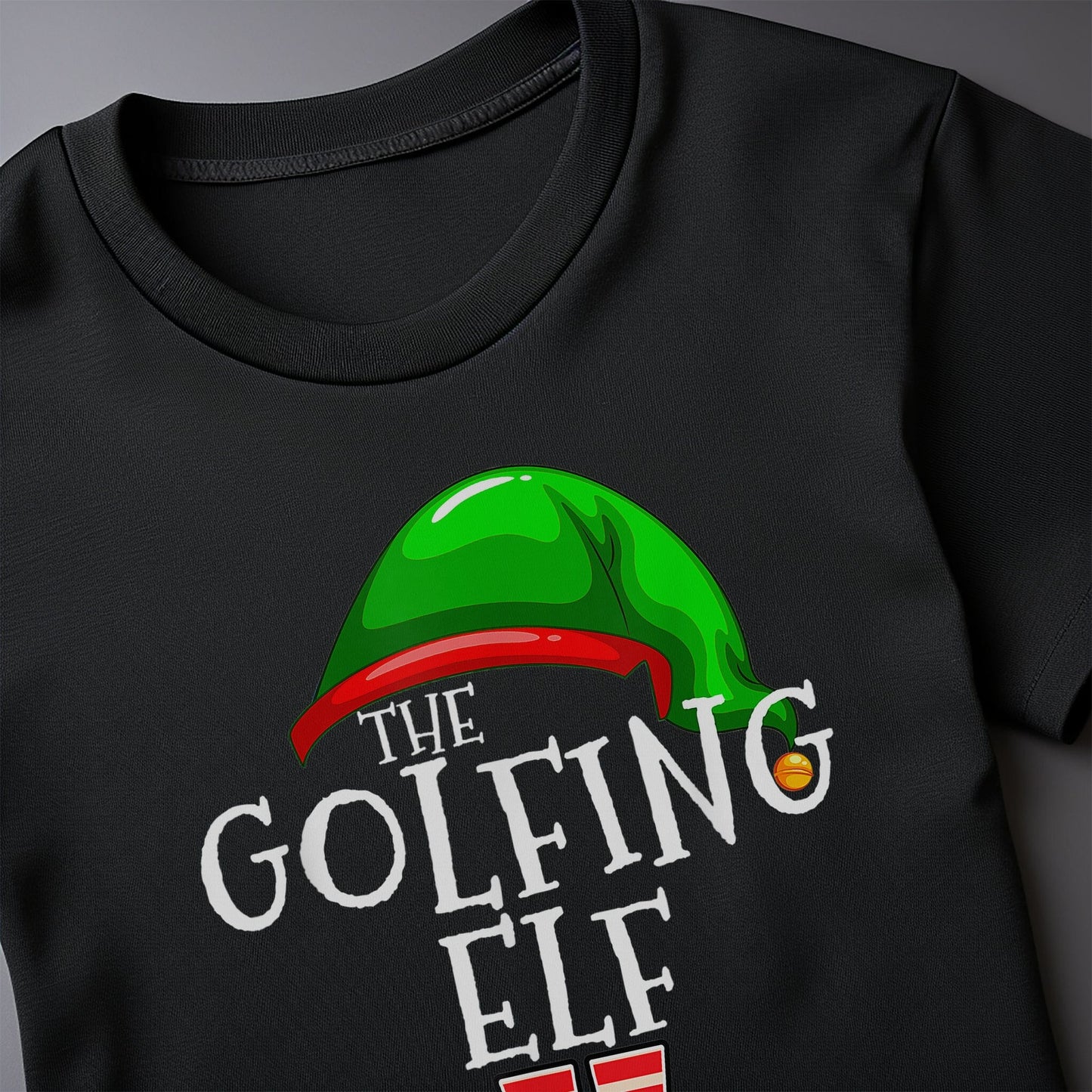 Golfing Elf Family Matching T-Shirt