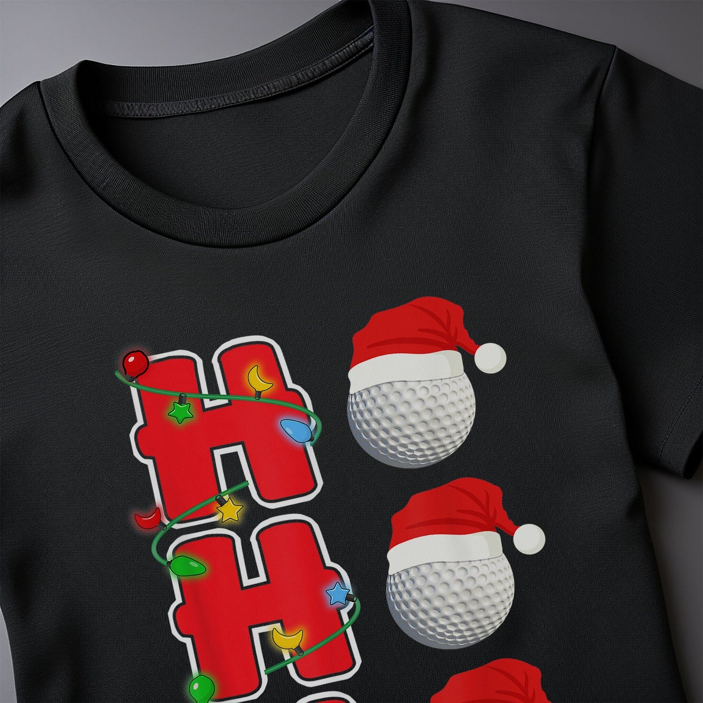 Ho-Ho-Hole in One! Santa Golf t-shirt