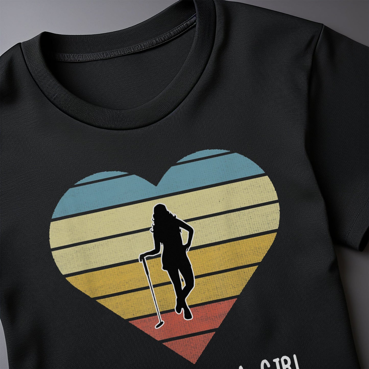 Girls Golf Gift T-Shirt Swing