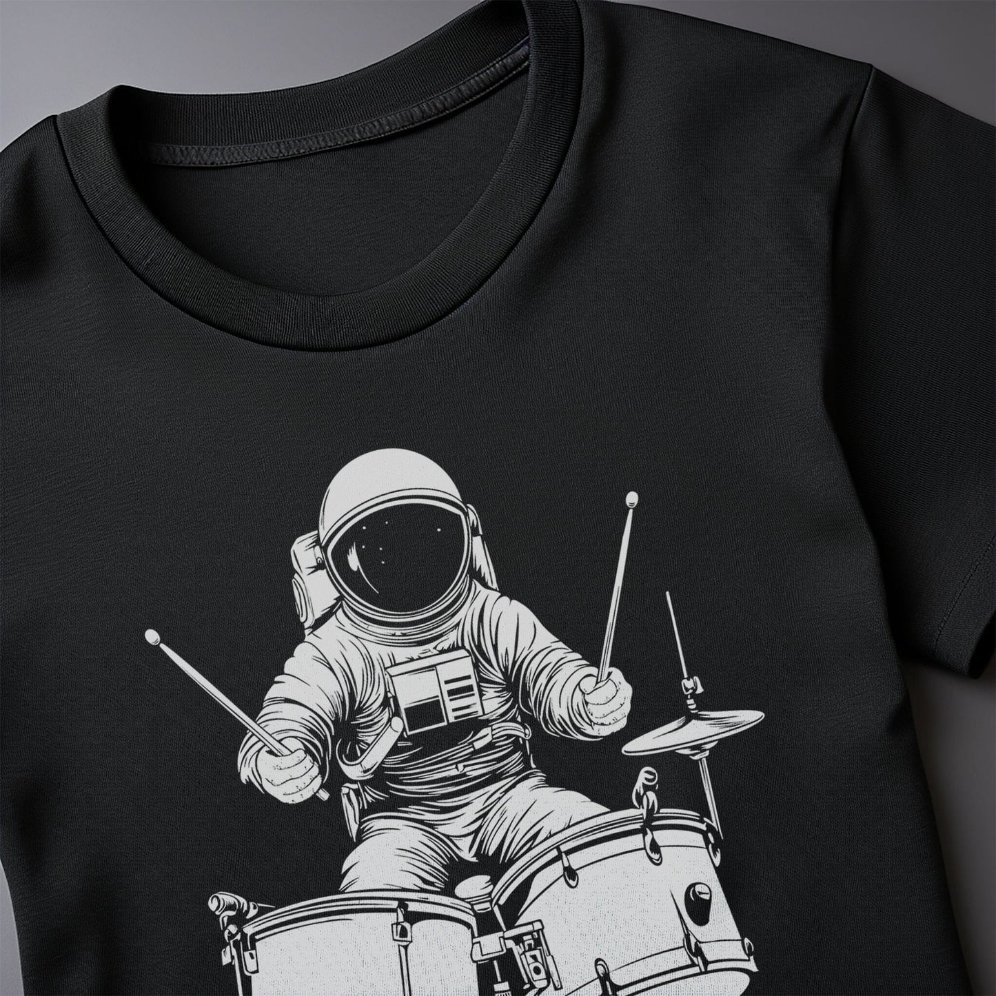 Astronaut Drummer T-Shirt
