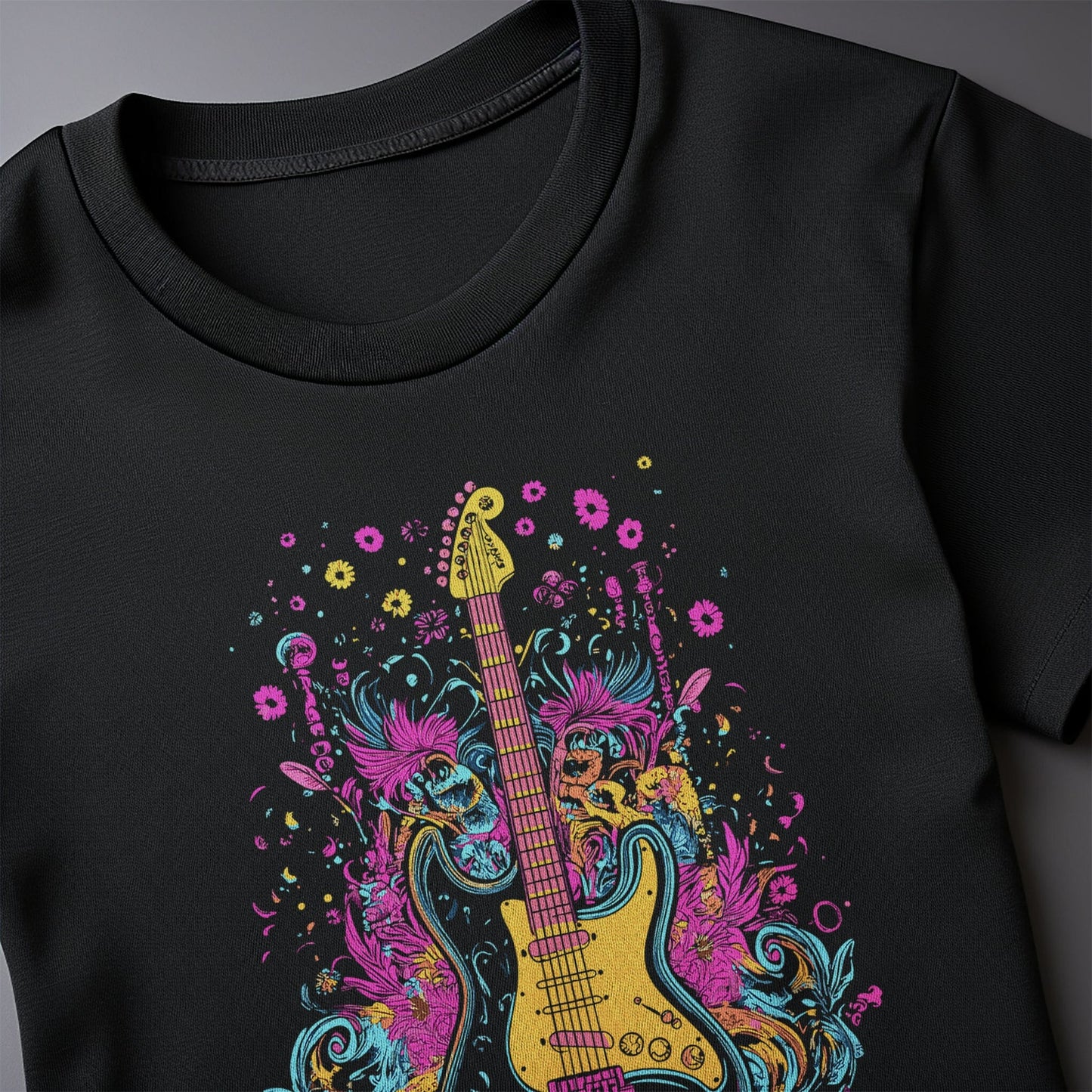 Psychedelic Guitar T-shirt