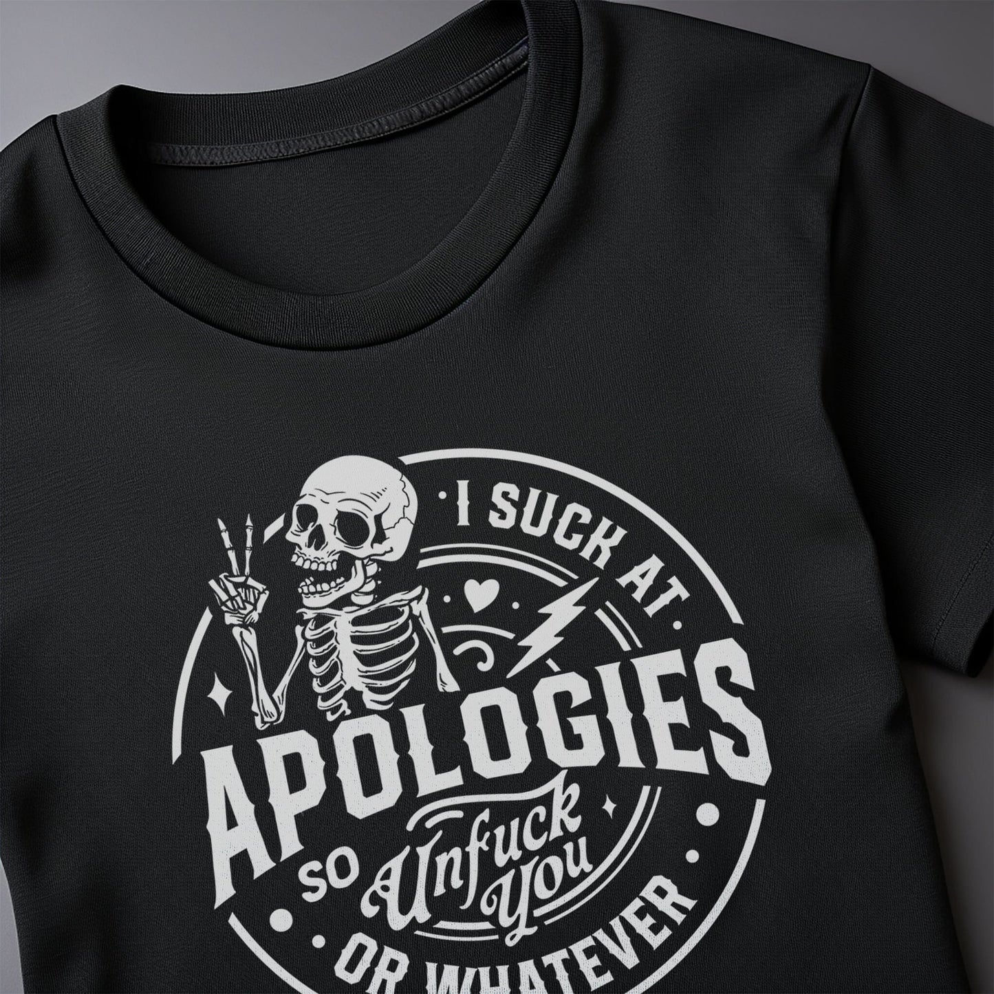 Apologizes Skeleton T-Shirt