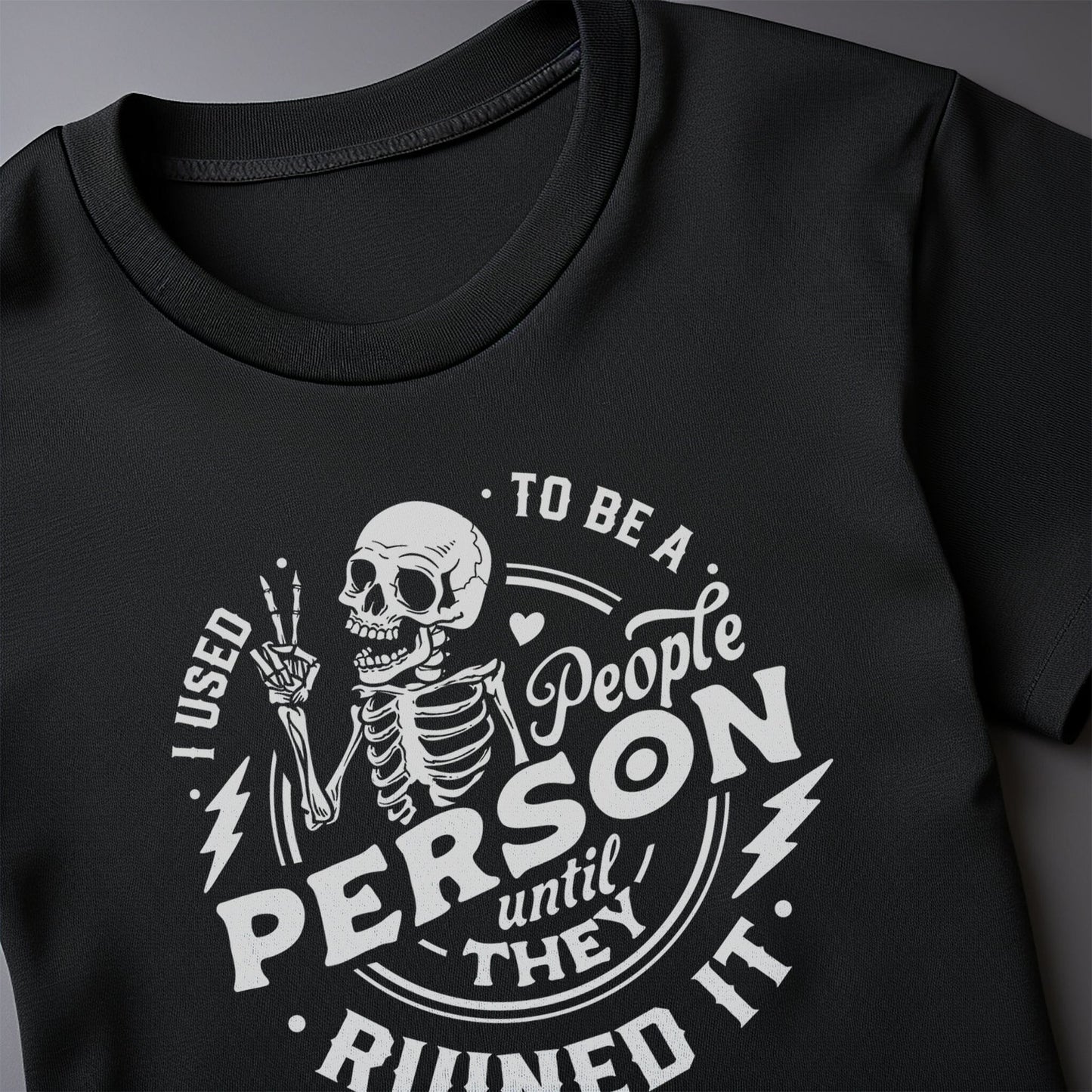 People Person Skeleton T-Shirt
