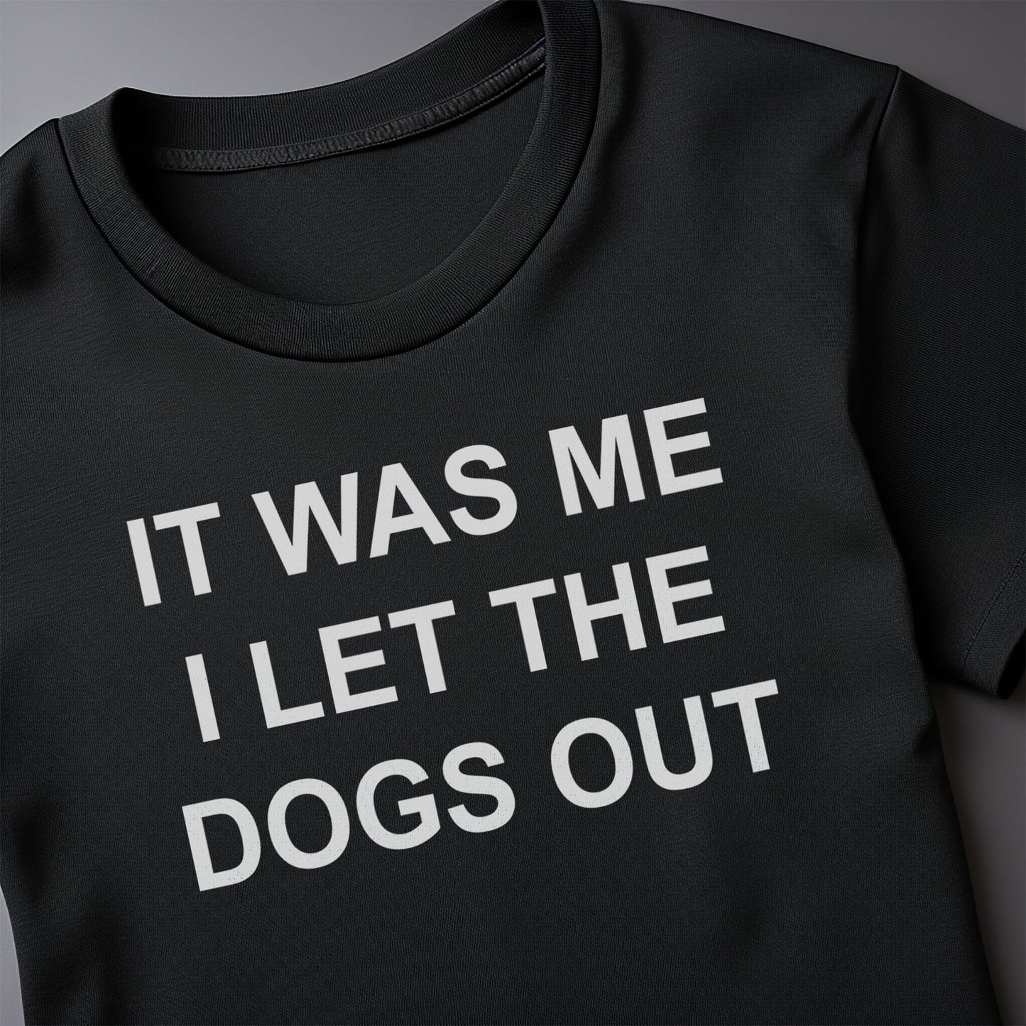 It Was Me I Let the Dogs Out 5 T-Shirt Style001