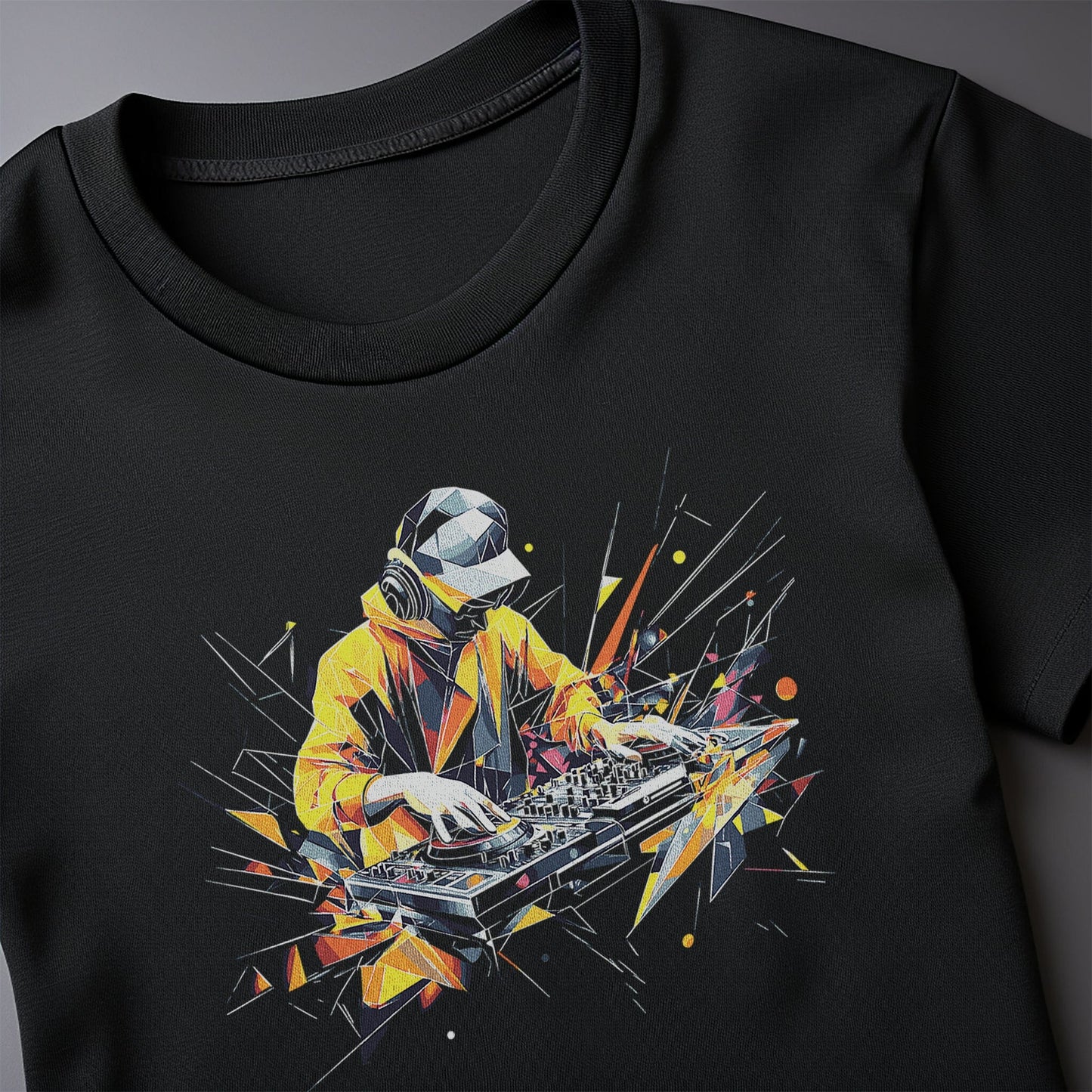 Polygonal DJ T-shirt