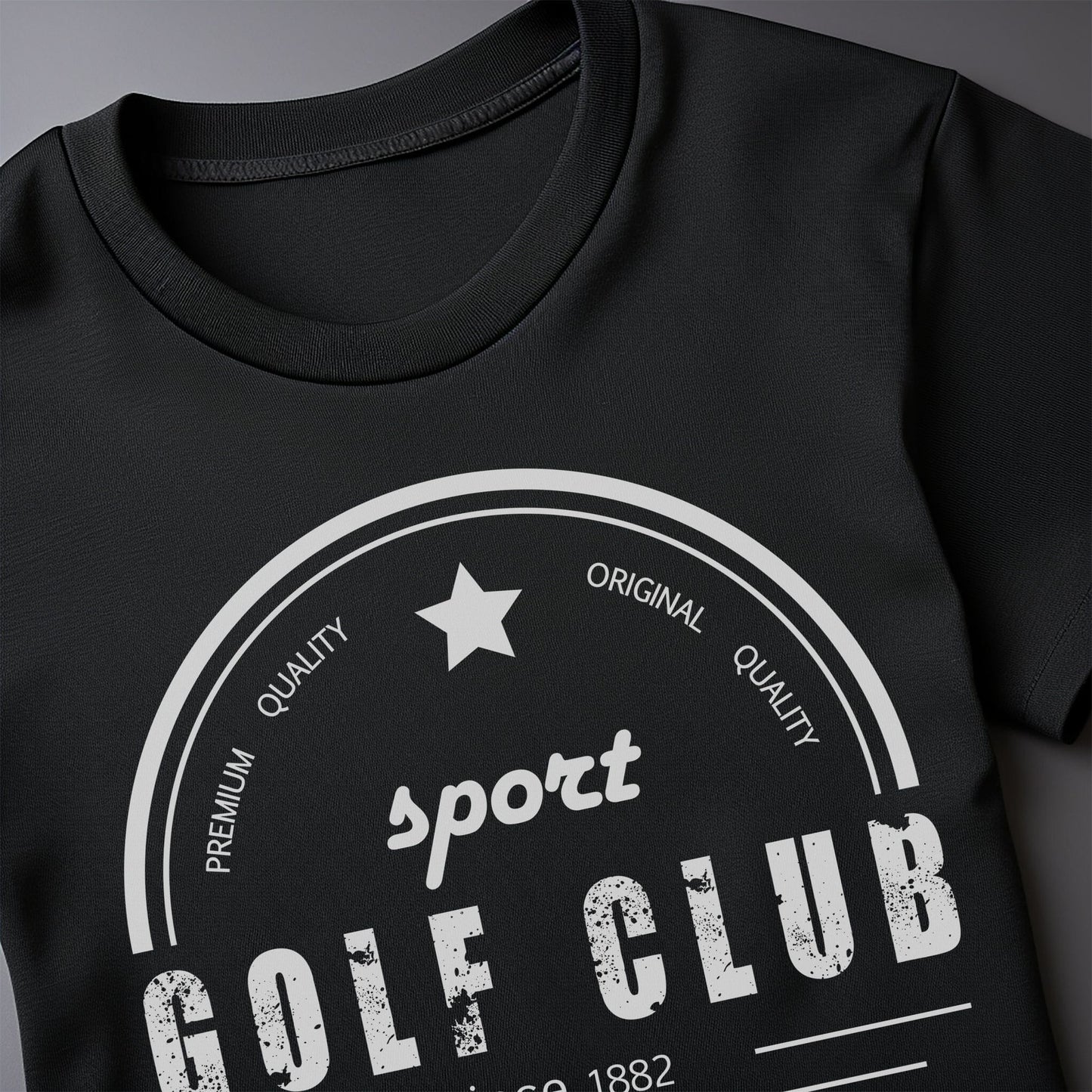 Golf-05 Swing into t-shirt