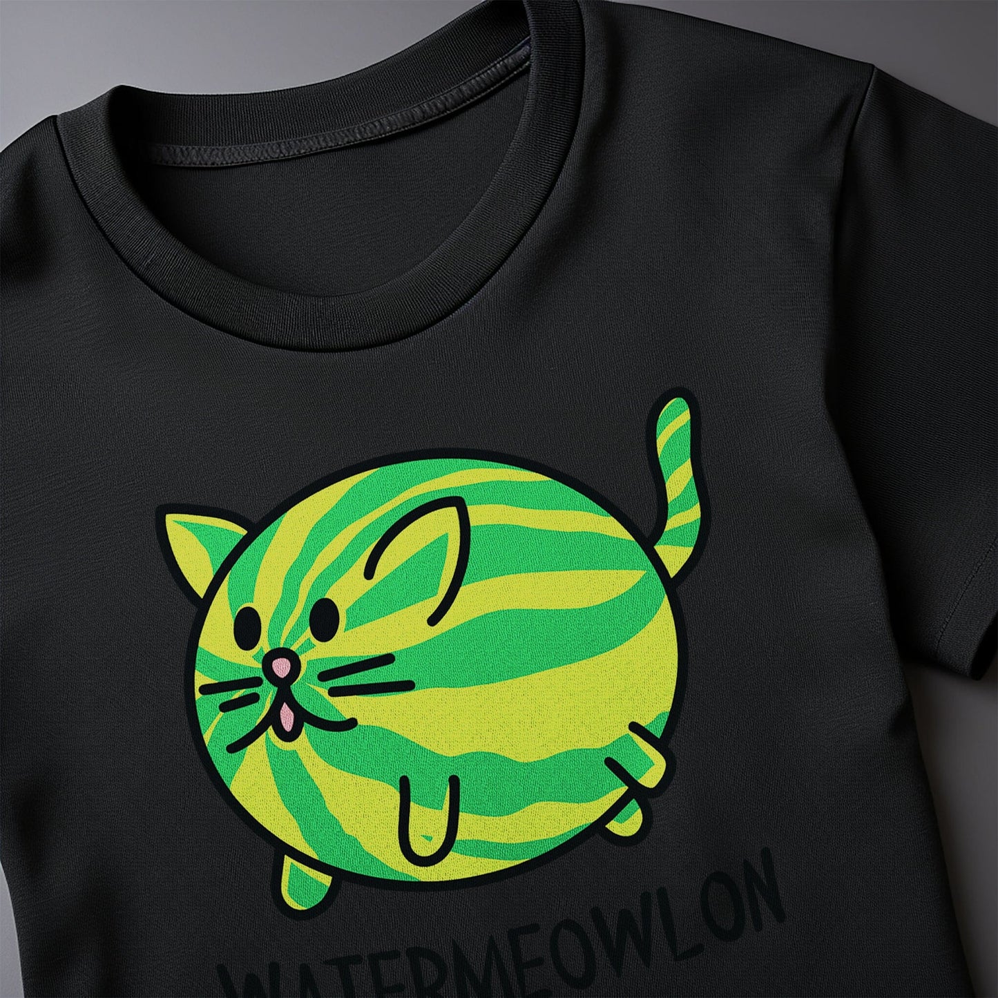 Watermeowlon cat  T-shirt