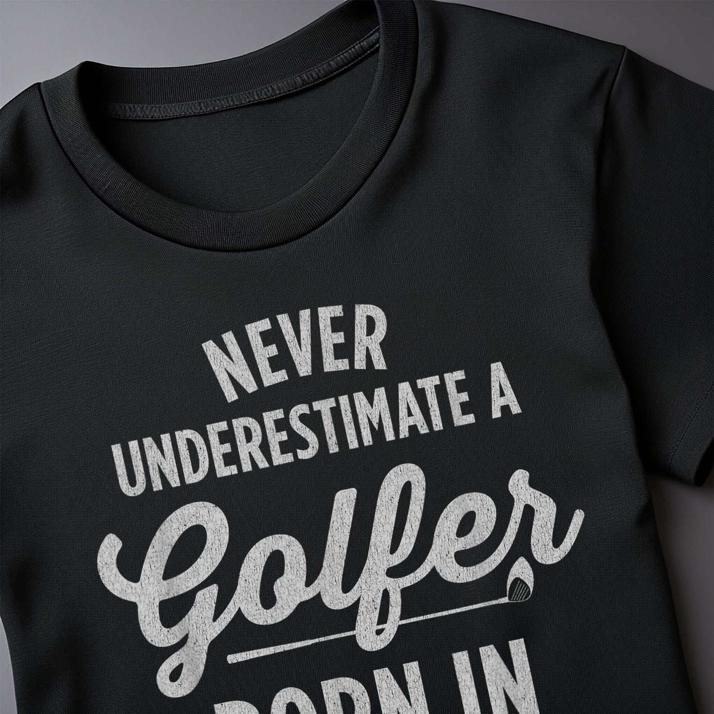 Never Underestimate a Golfer Born in 1960 t-shirt
