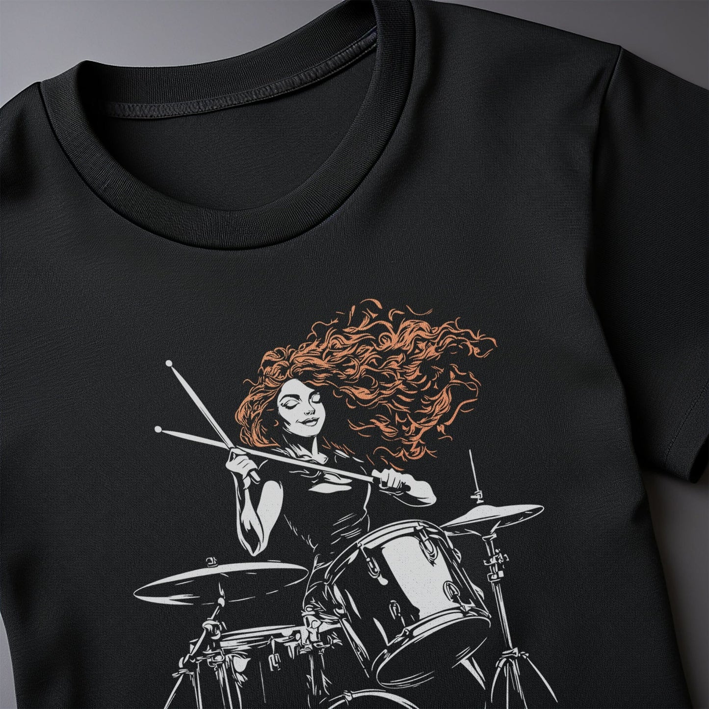 Brave Princess Drummer T-Shirt