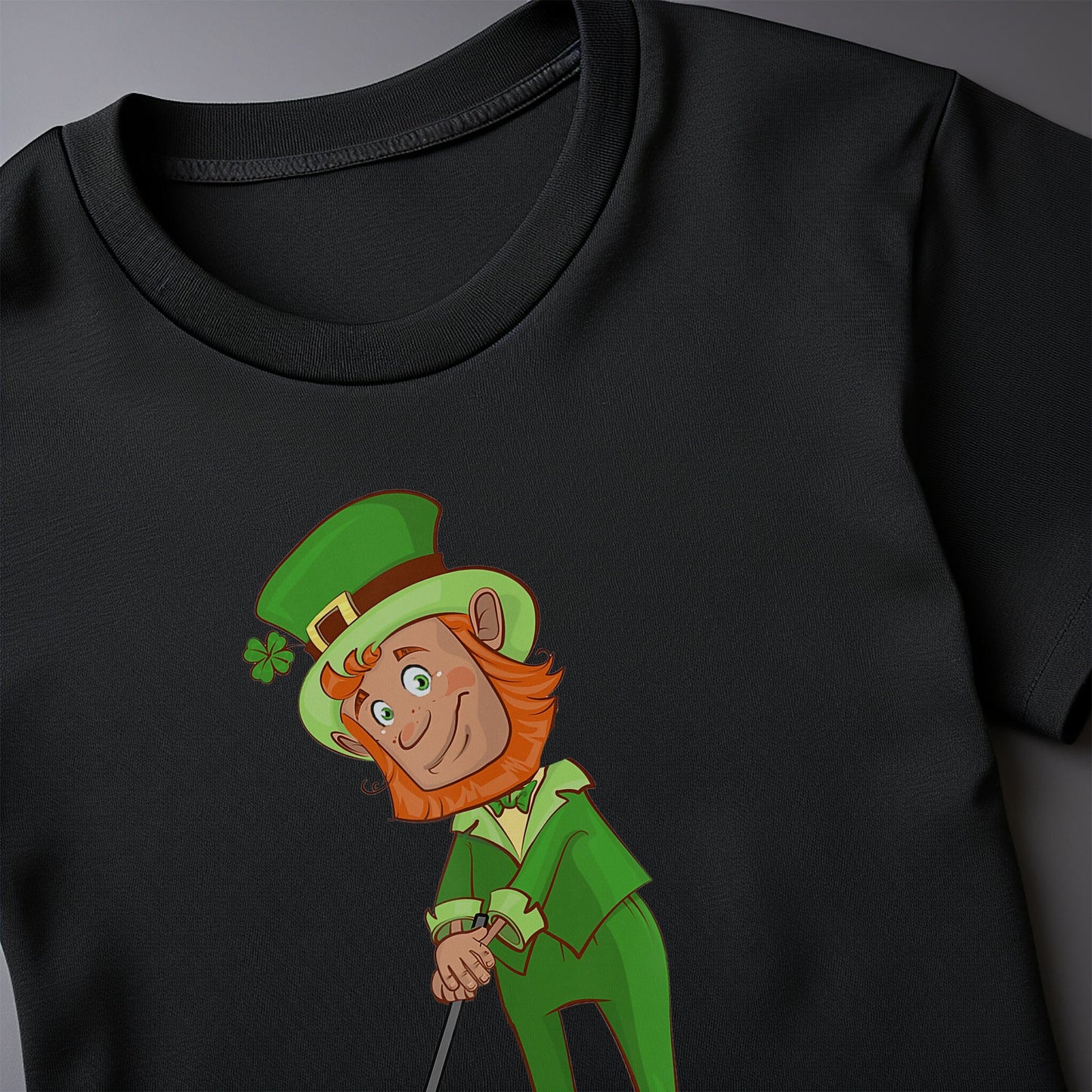 Lucky Leprechaun Golfing T-Shirt