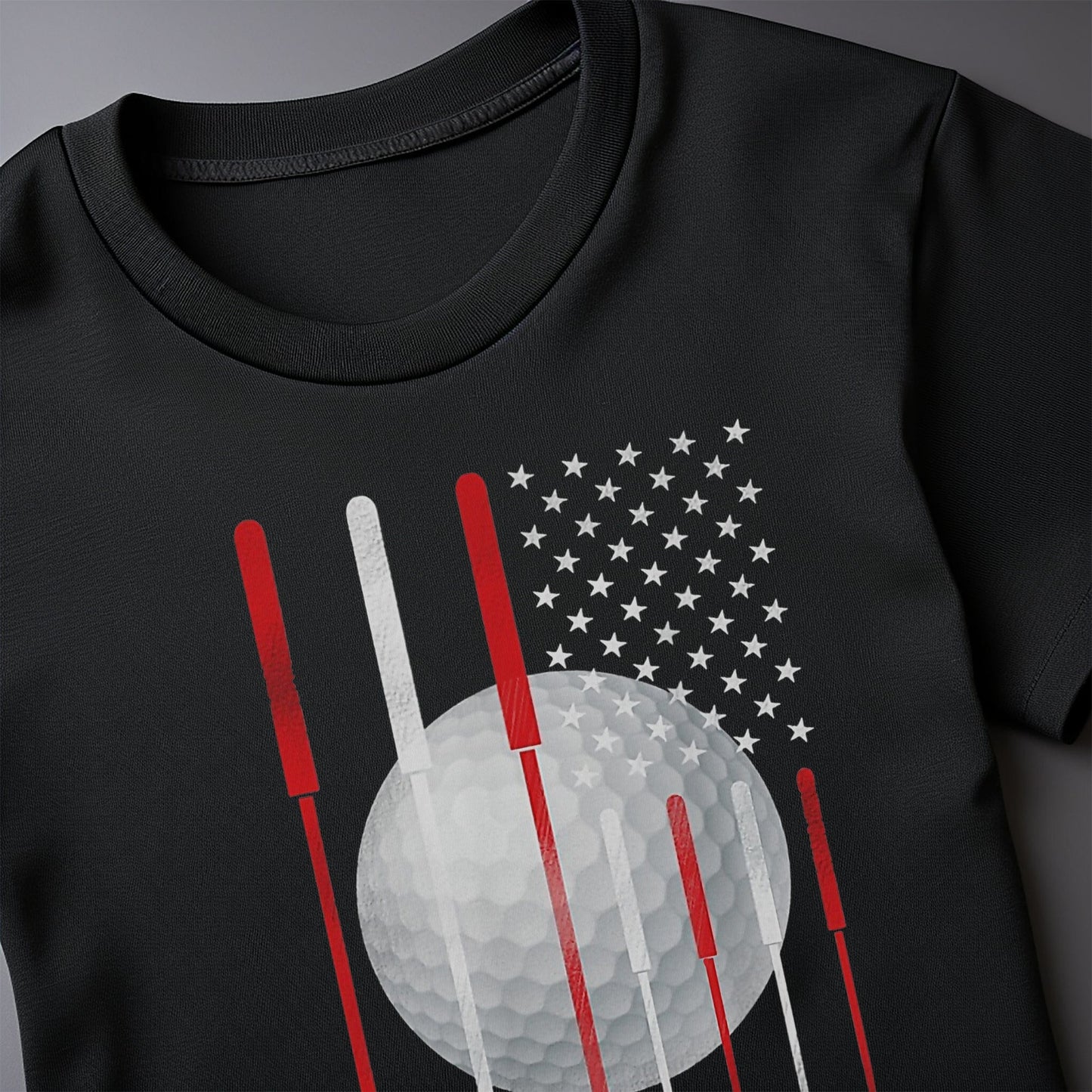 Swinging Freedom American Flag t-shirt