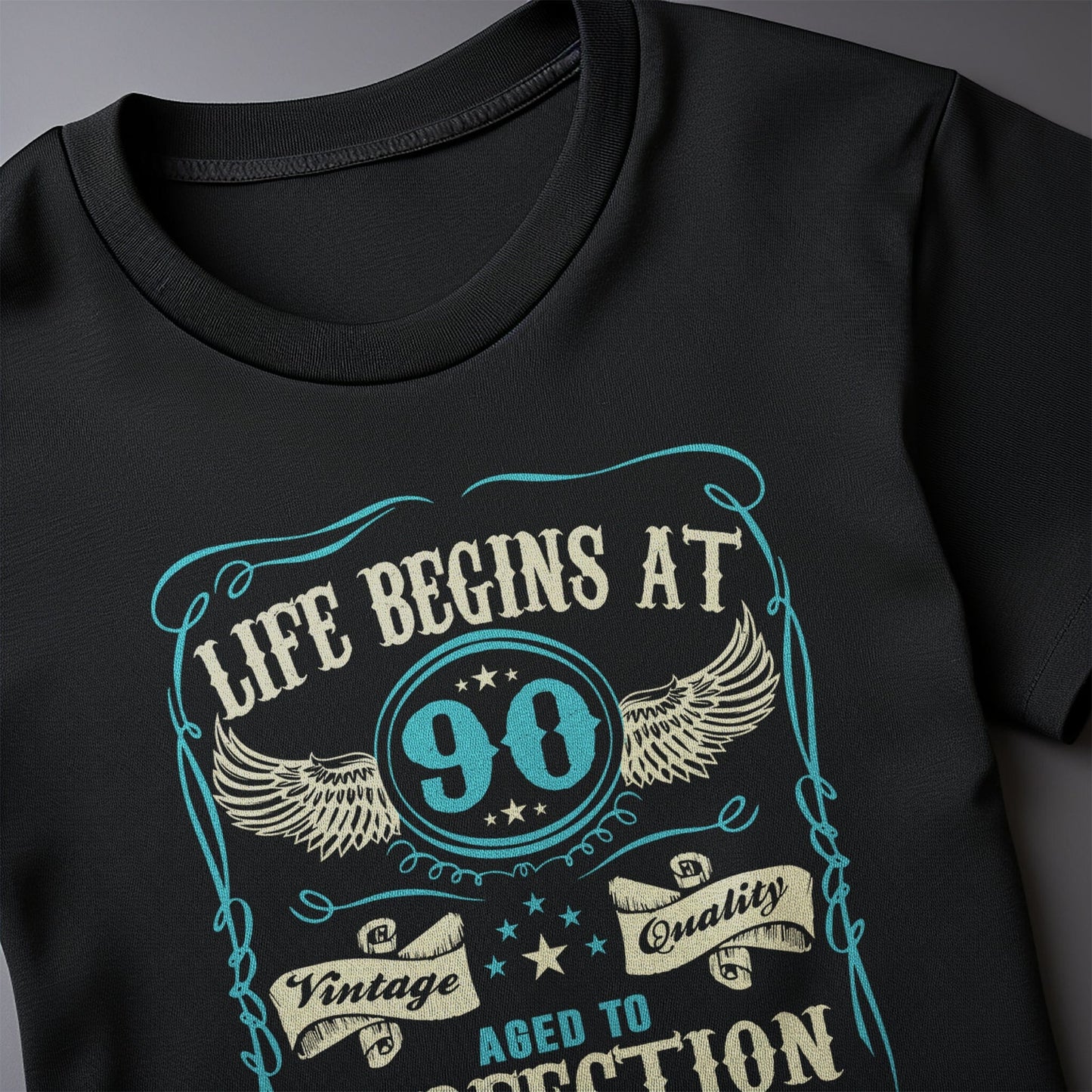 Life Begins at 90 Funny T-Shirt