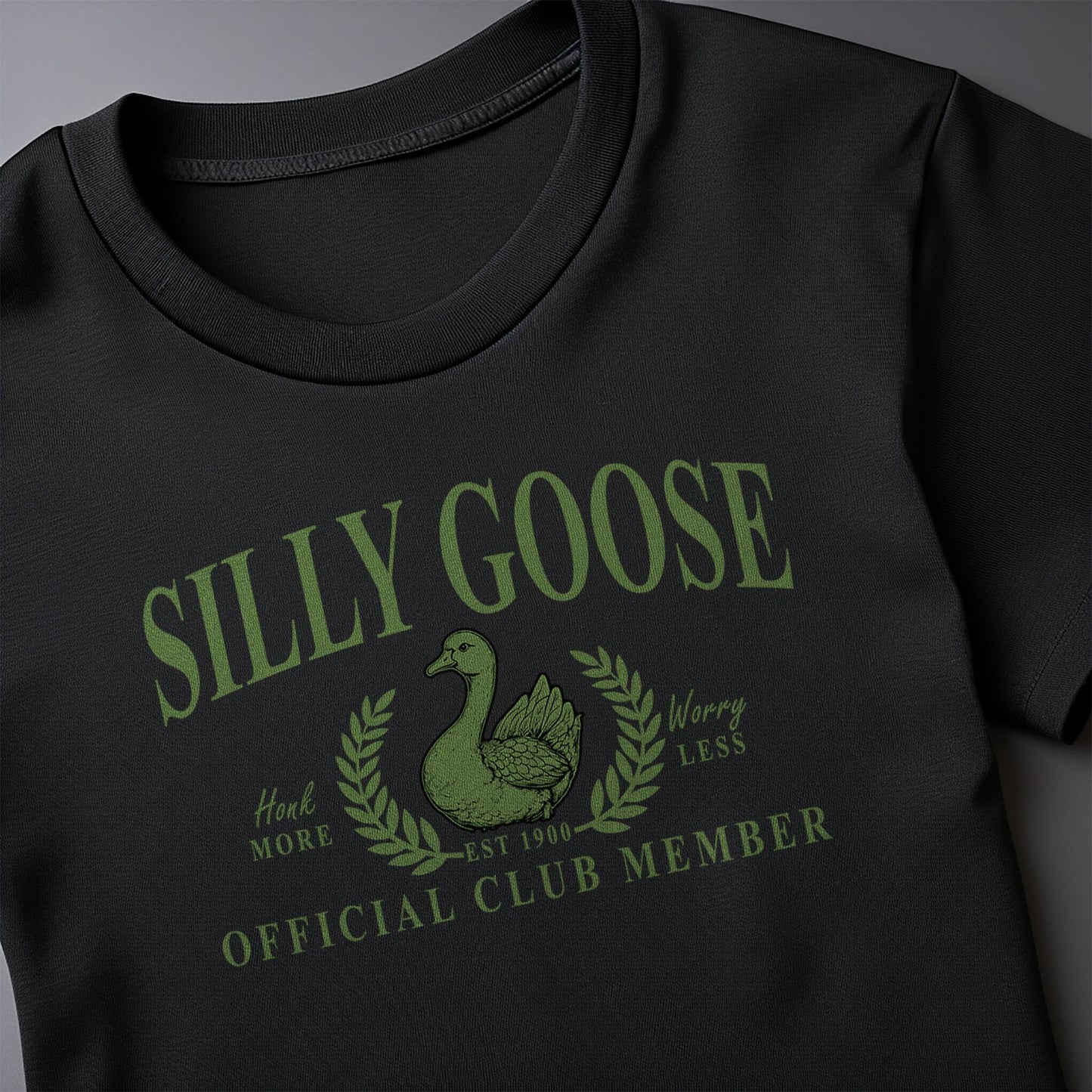 Silly Goose Member Green T-Shirt
