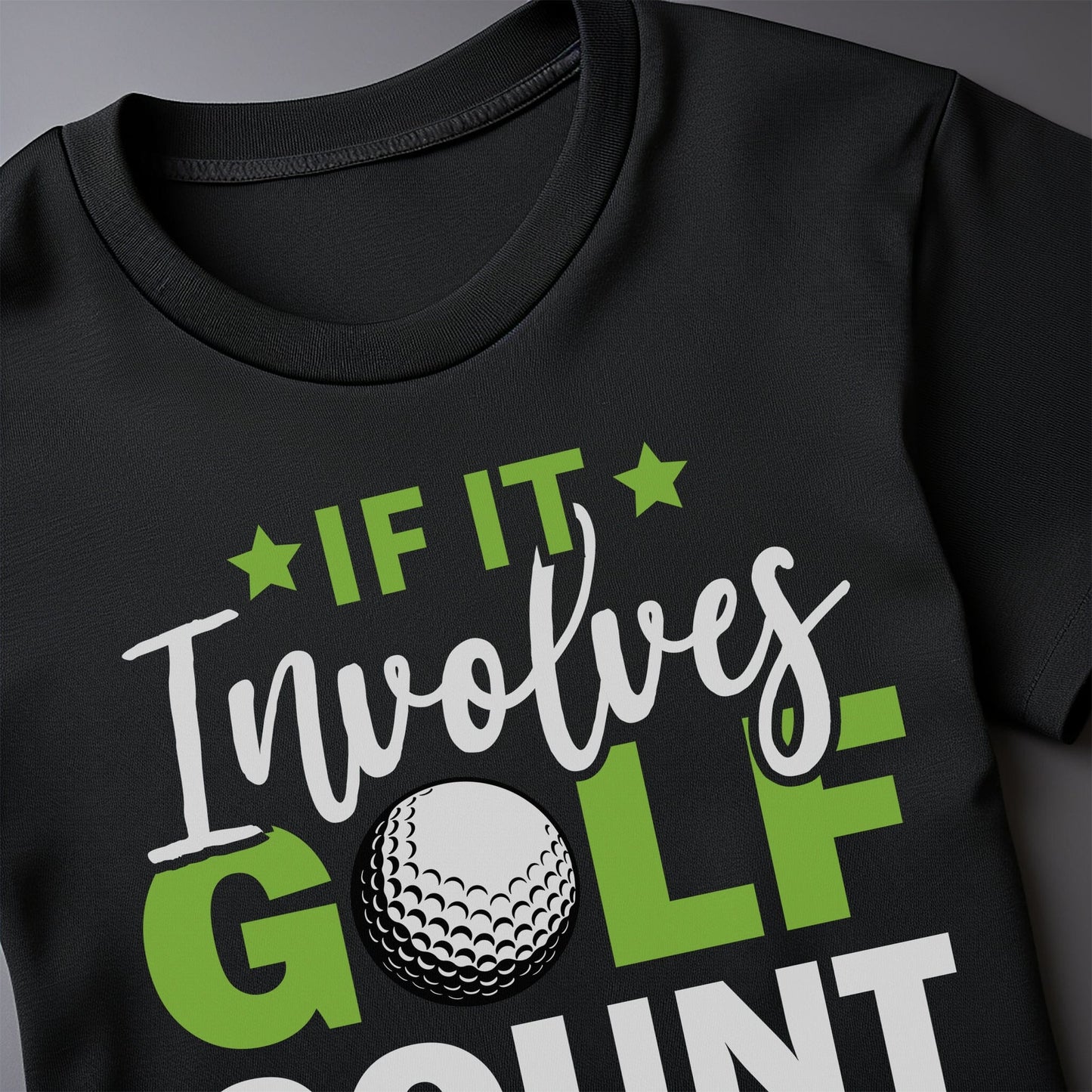 Golf Count Me In T-Shirt - Swing