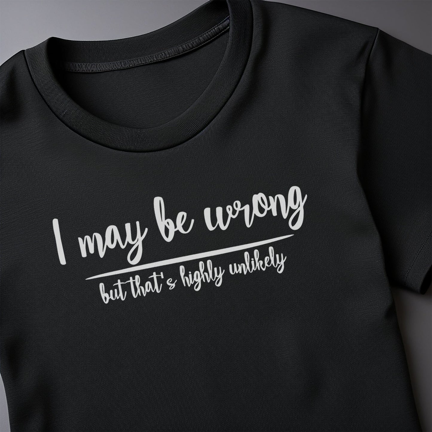 I May Be Wrong 2 T-Shirt
