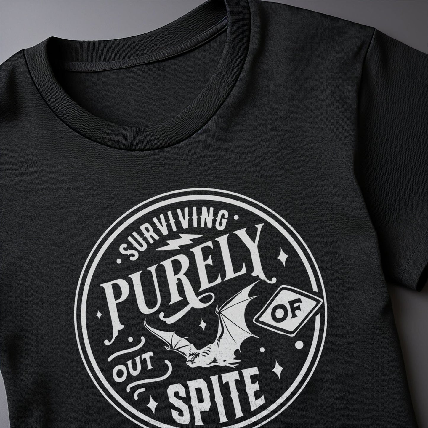 Purely Out Of Spite Bat T-shirt