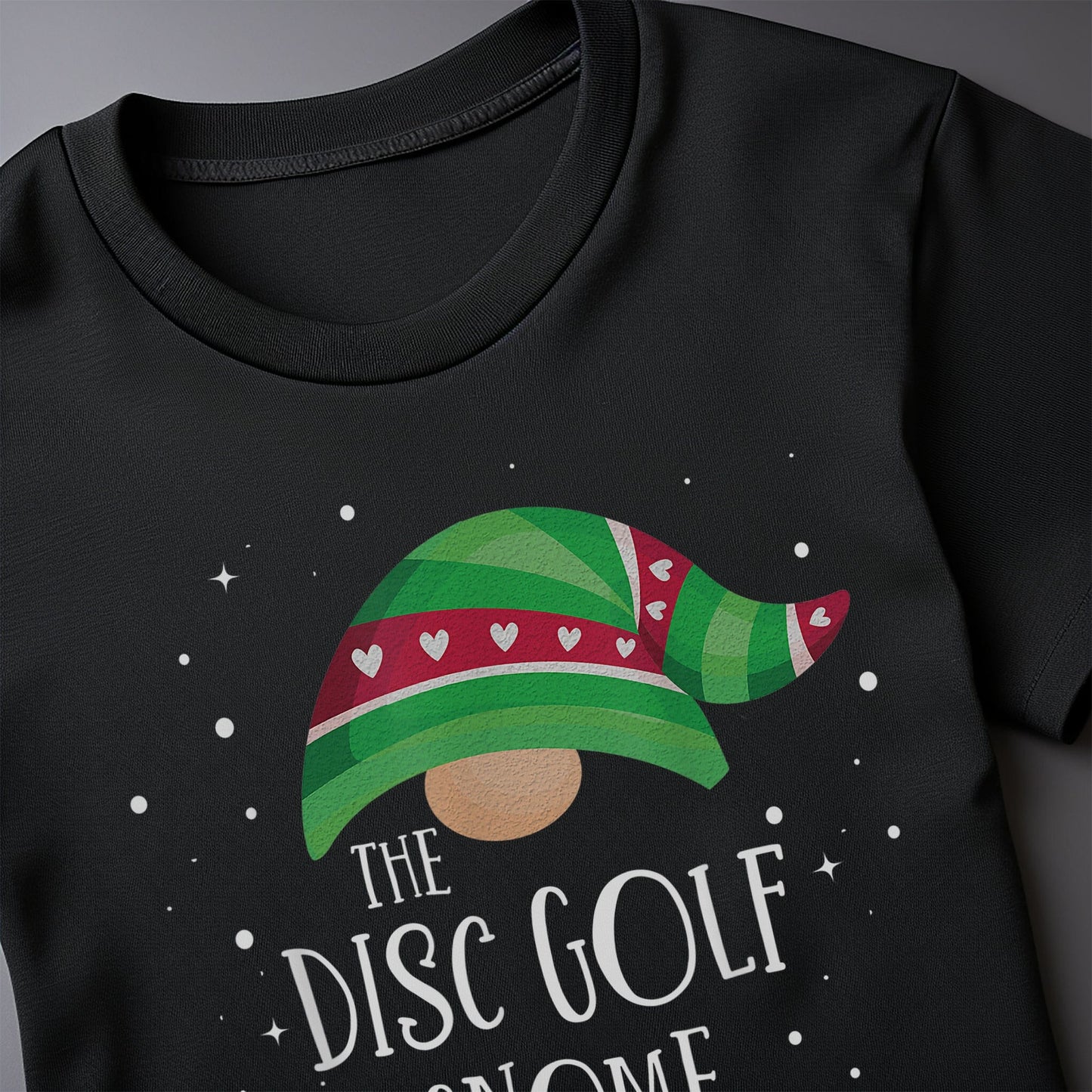Disc Golf Gnome Family Christmas t-shirt