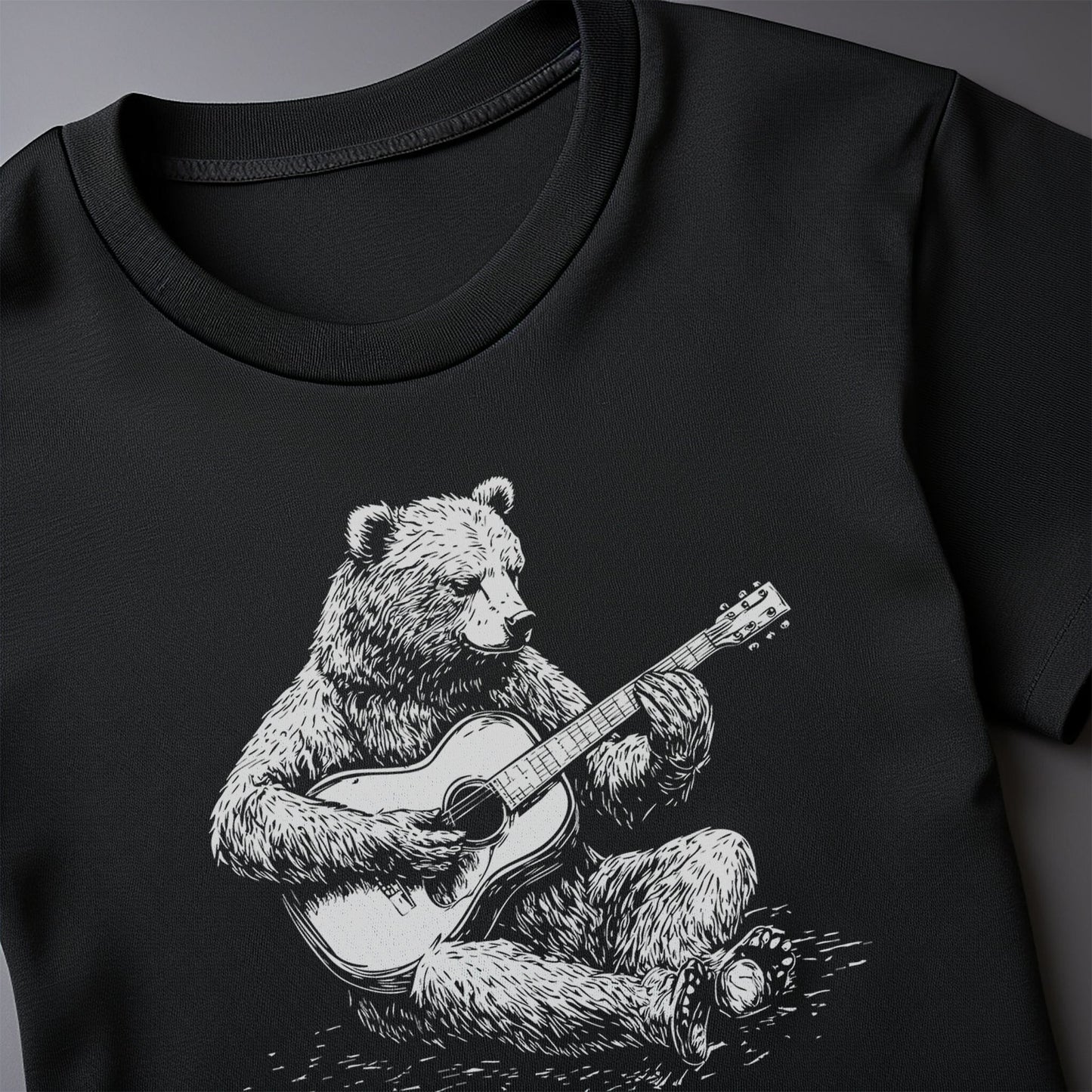 Bear Guitar 1 t-shirt