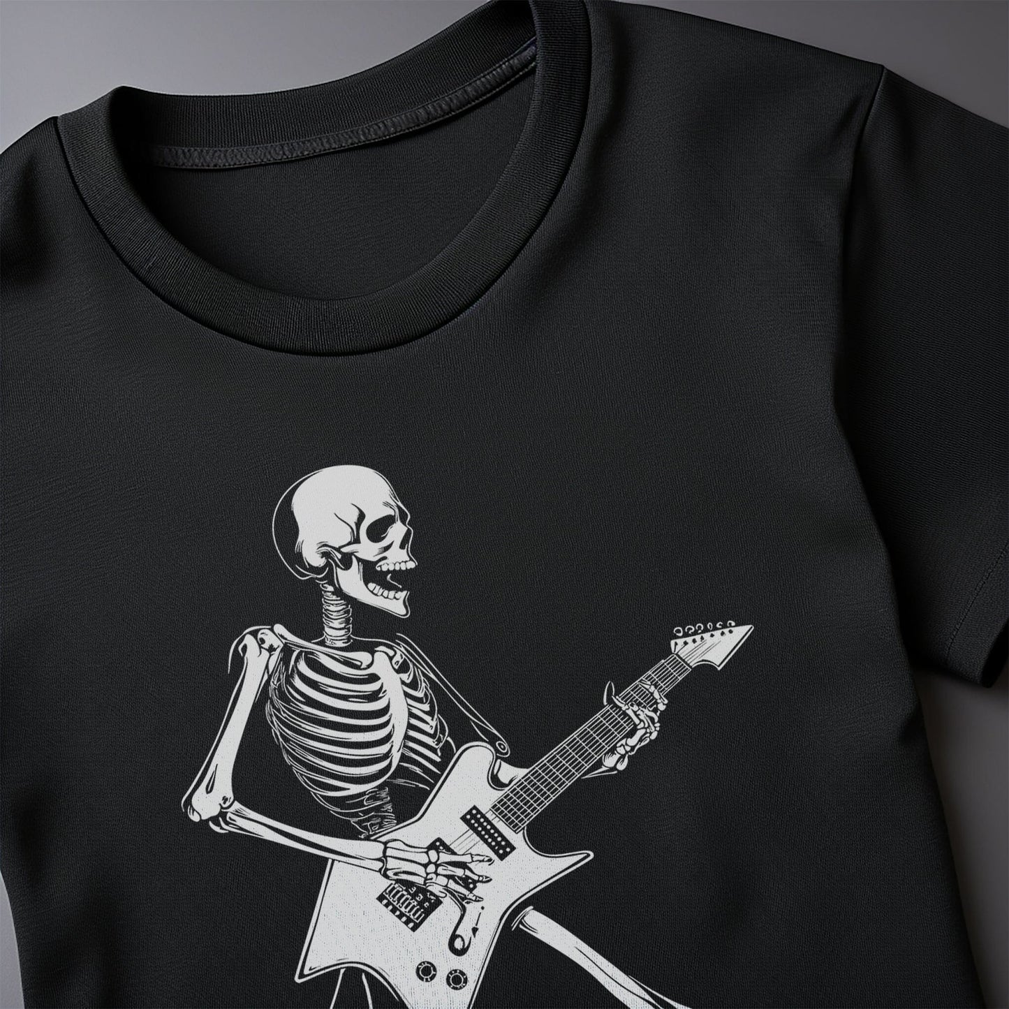 Skeleton Guitar Rocker T-Shirt -