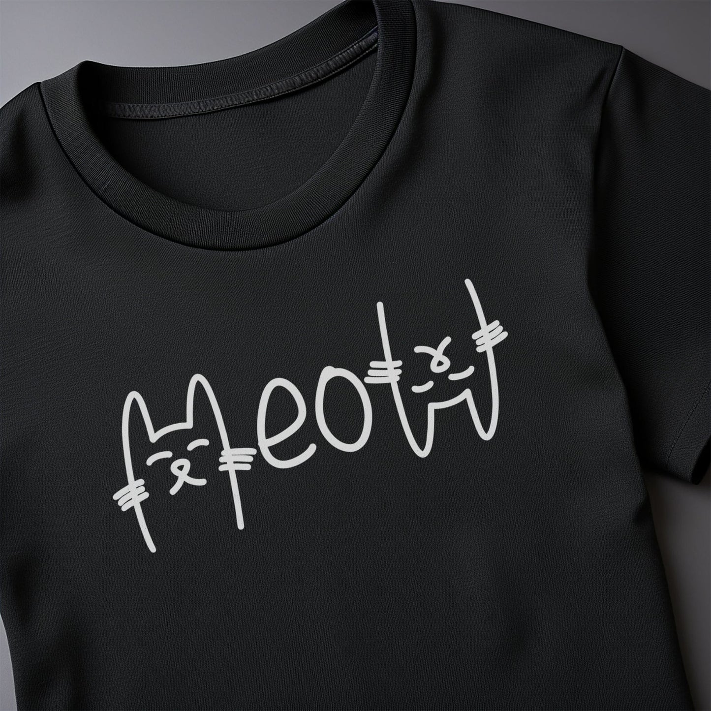 Meow Text Effect T-Shirt